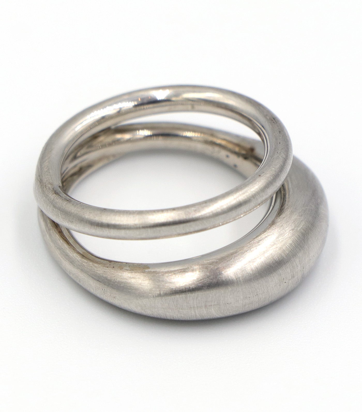 Sterling Silver Rhodium Plated Ring