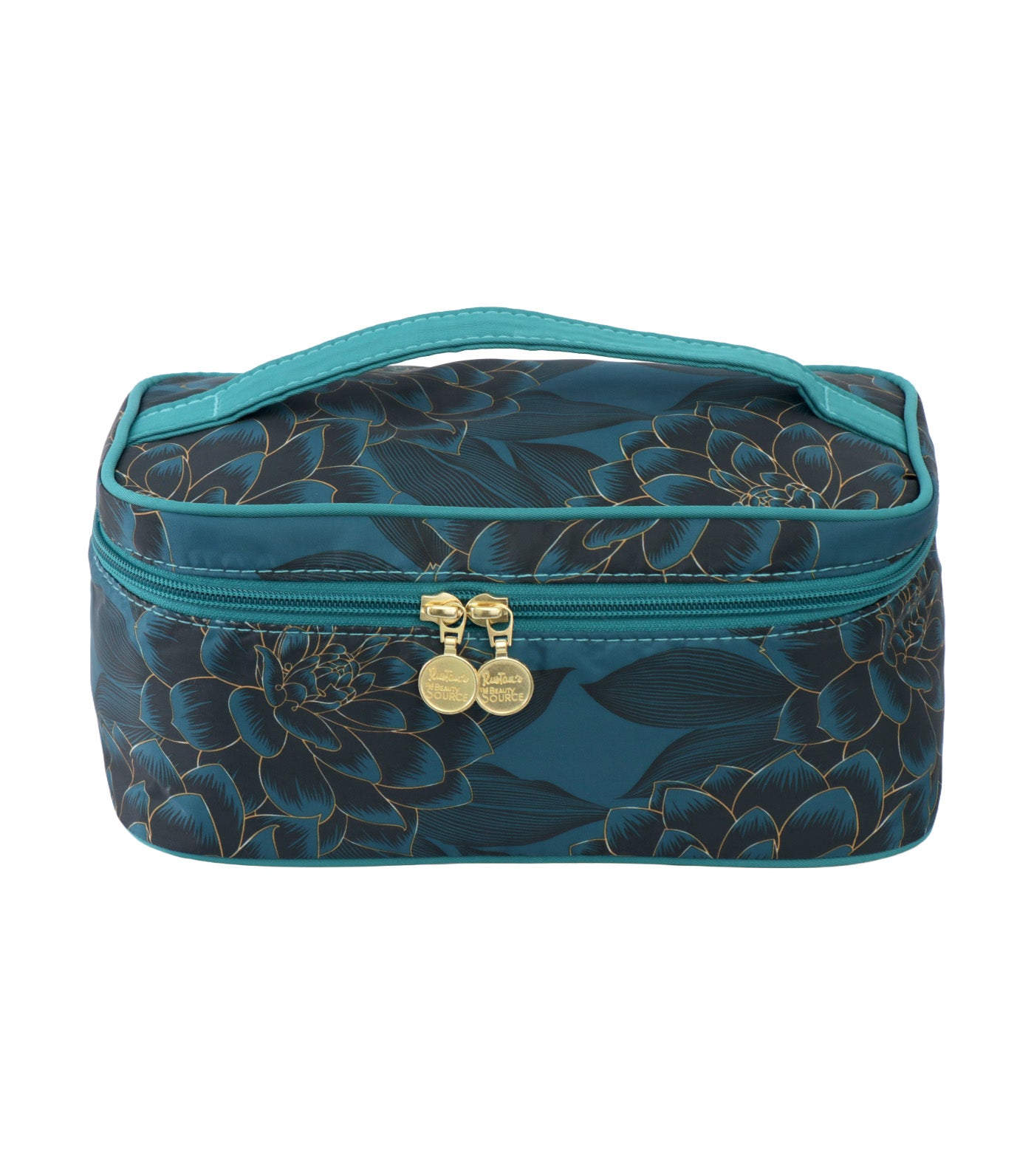 Traincase with Inside Purse - Oriental Teal