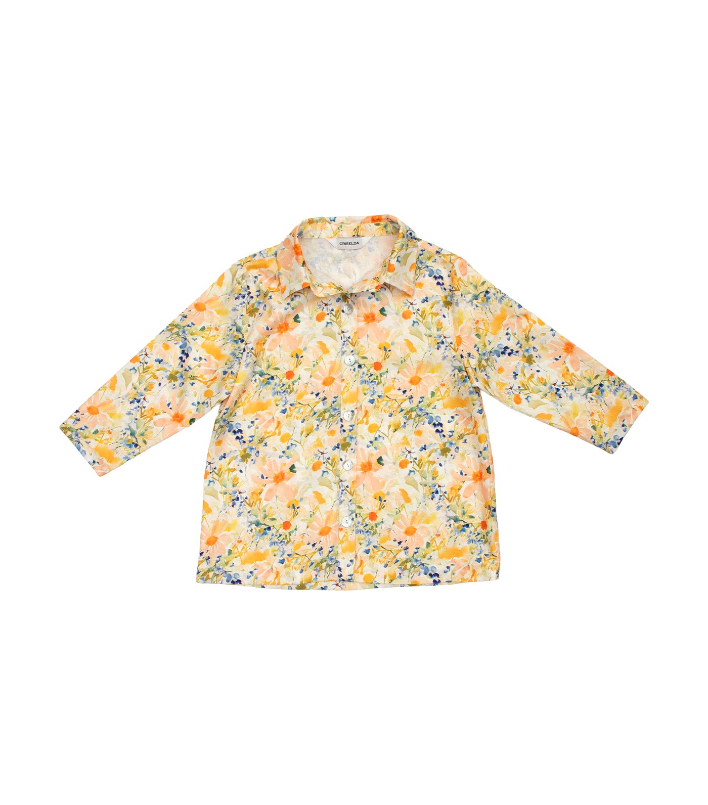 Bob Blouse Yellow Floral