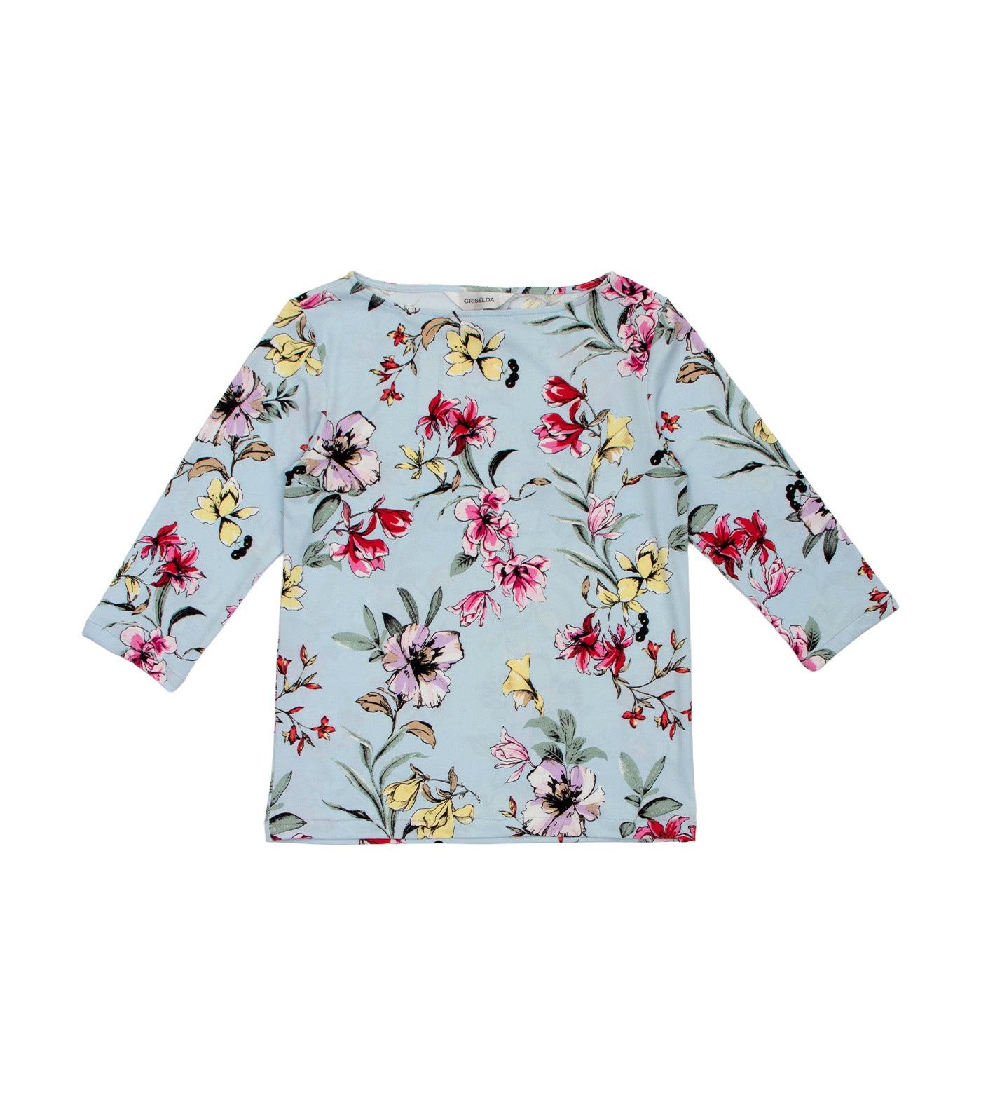 Ally Blouse Floral Blue