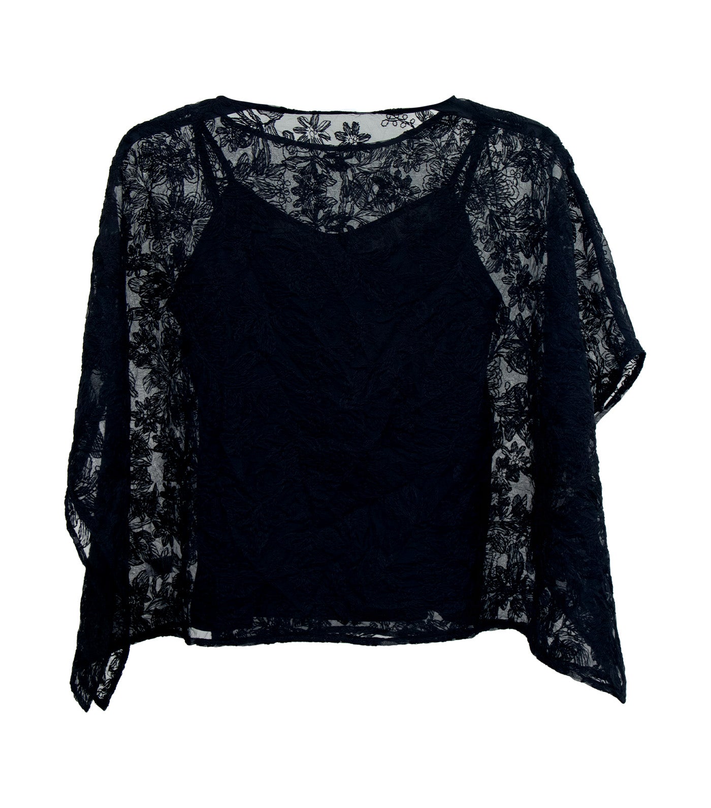 Poncie Lace Blouse Black