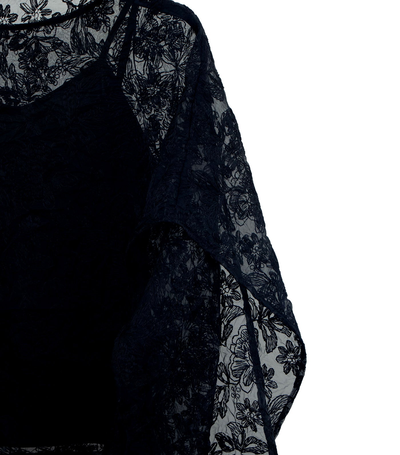 Poncie Lace Blouse Black