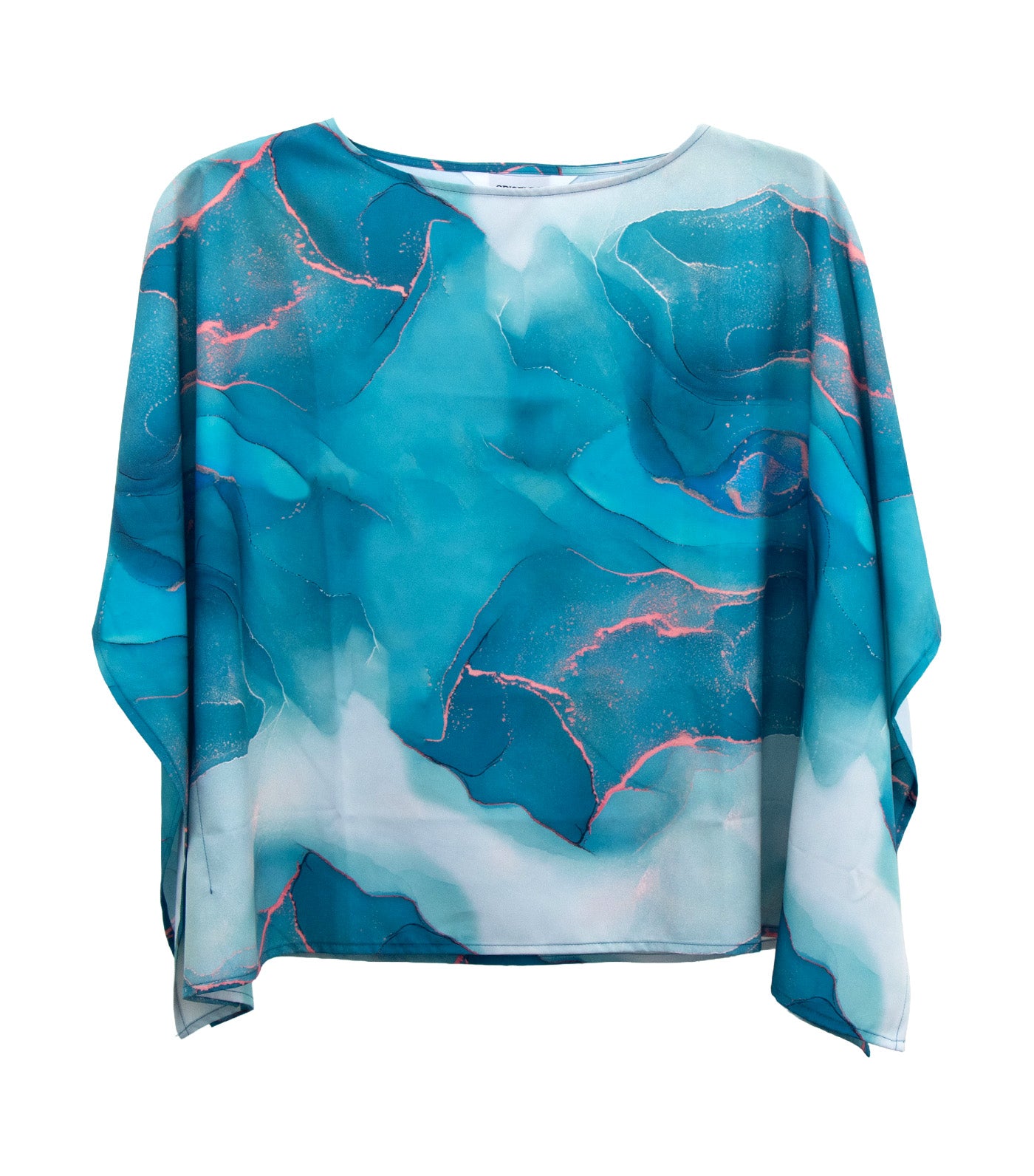 Poncie Blouse Blue/White