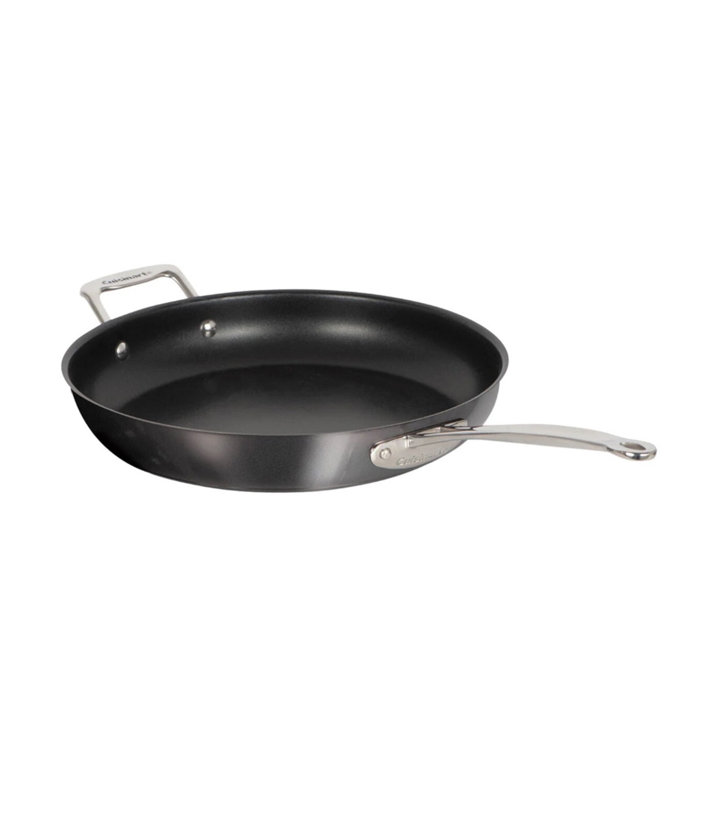 Nonstick Skillet with Helper Midnight Gray 12in