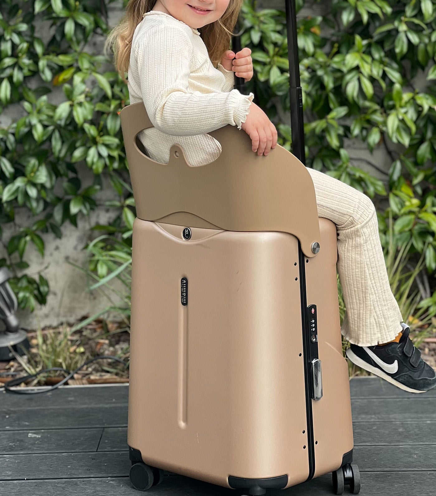 Carry-On Luggage Champagne Gold