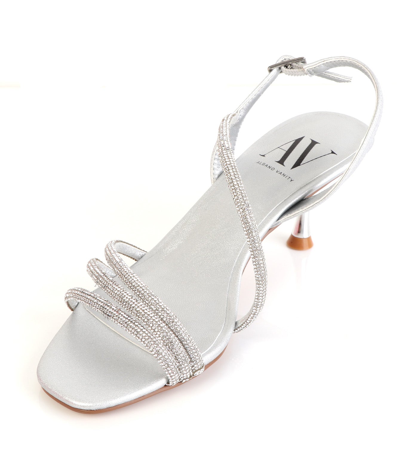 Albano AV6727 Vanity Sandal Silver | Rustan's