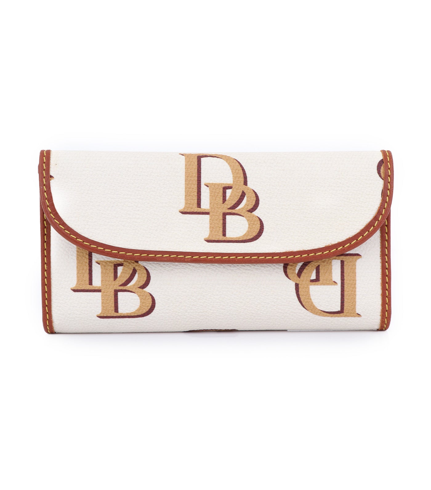 Monogram Continental Clutch Beige