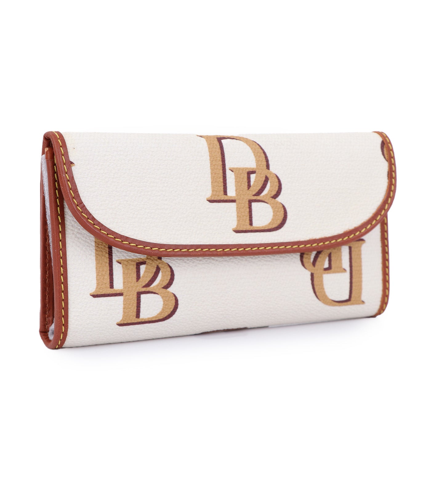 Monogram Continental Clutch Beige