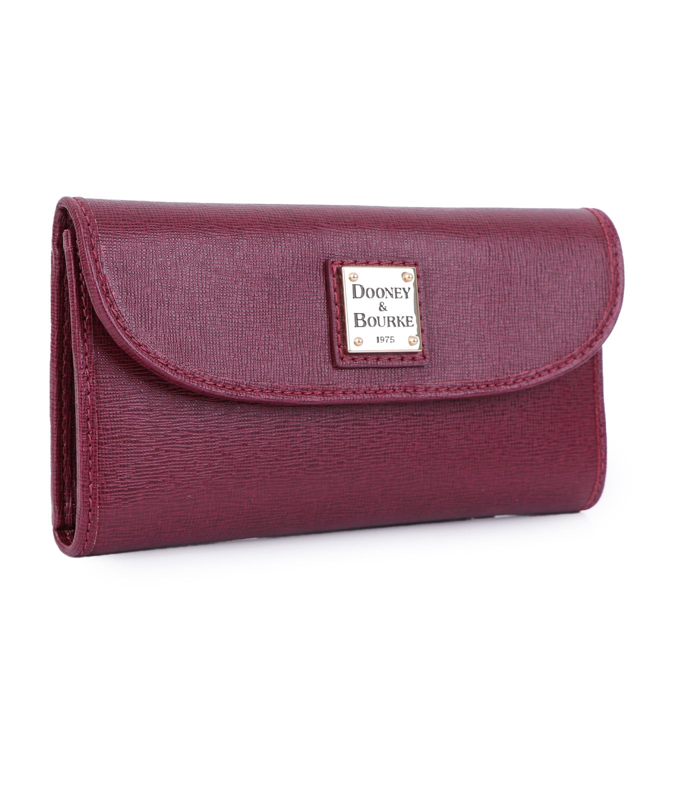 Saffiano Continental Clutch Cranberry