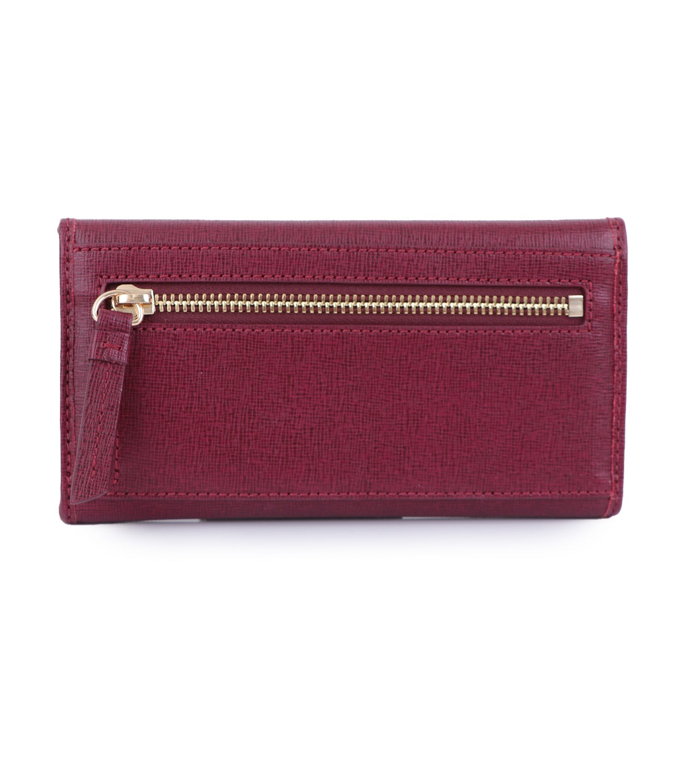 Saffiano Continental Clutch Cranberry