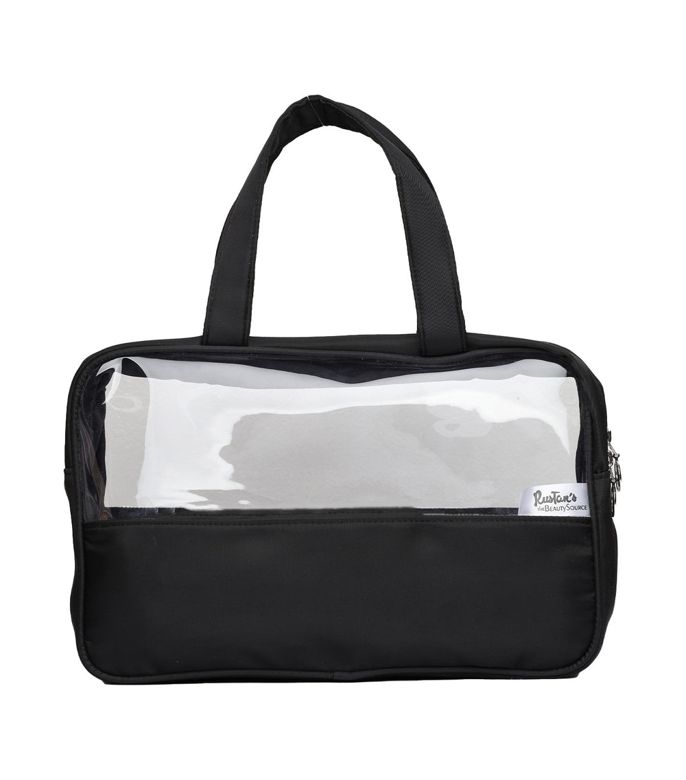 Beauty Essentials PVC Fabric Weekender Black | Rustan's