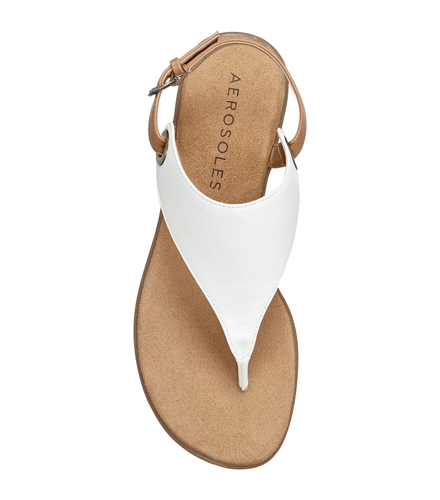 In Conchlusion Thong Sandals White