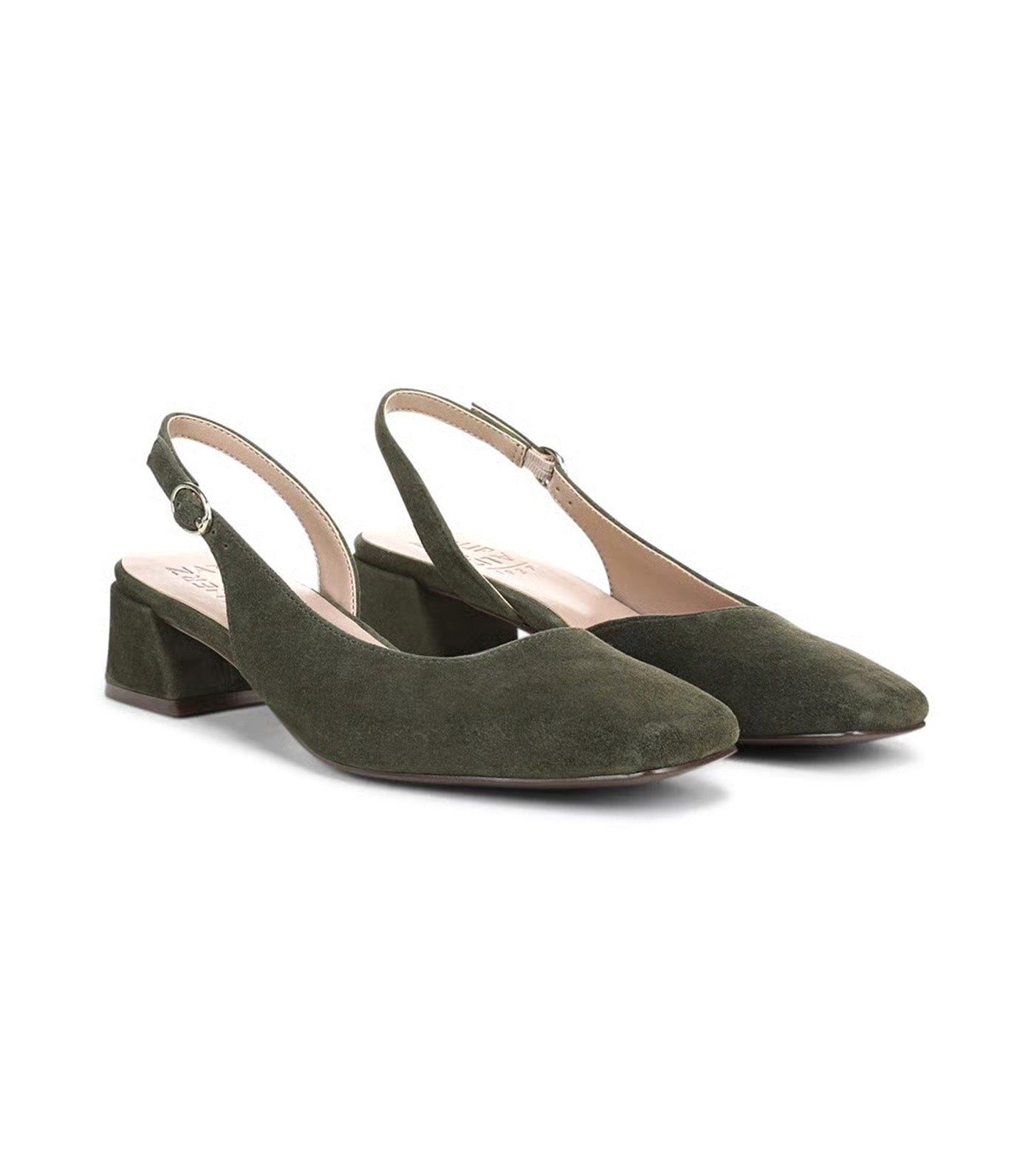 Jayla Slingback Pump Cactus Clay Green Suede