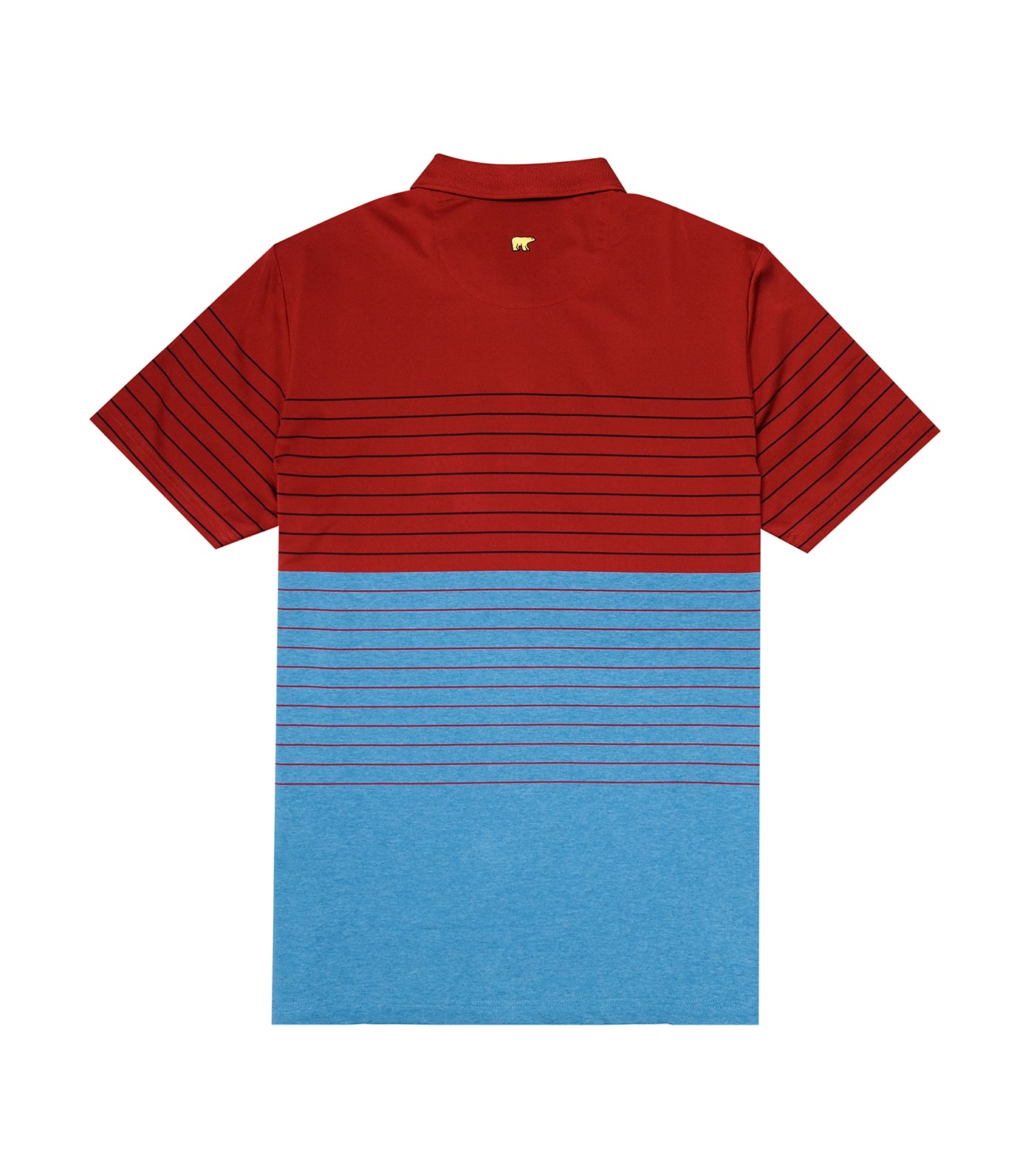 Heather Fine Stripe Polo Red Root
