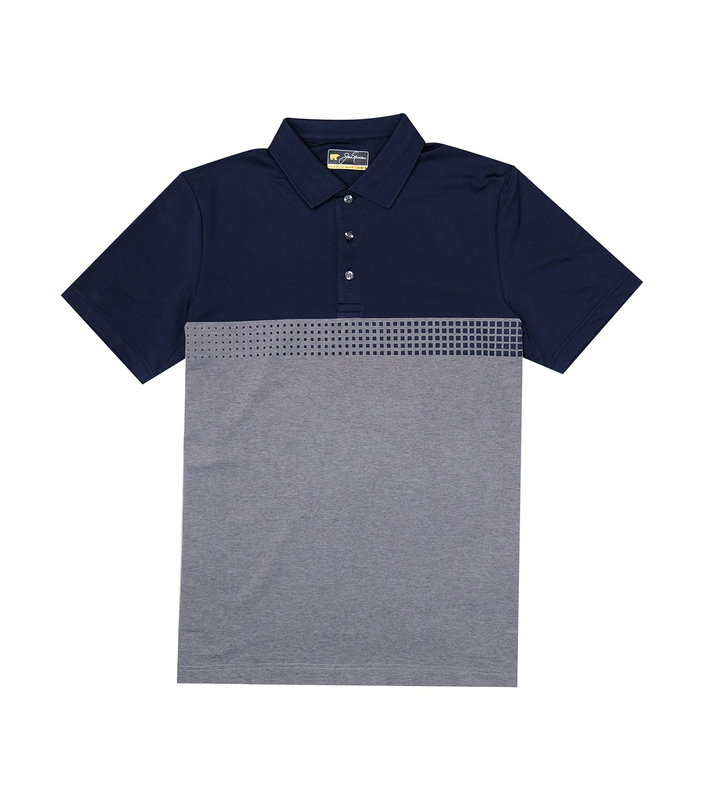 Ombre Chest Stripe Polo Classic Navy
