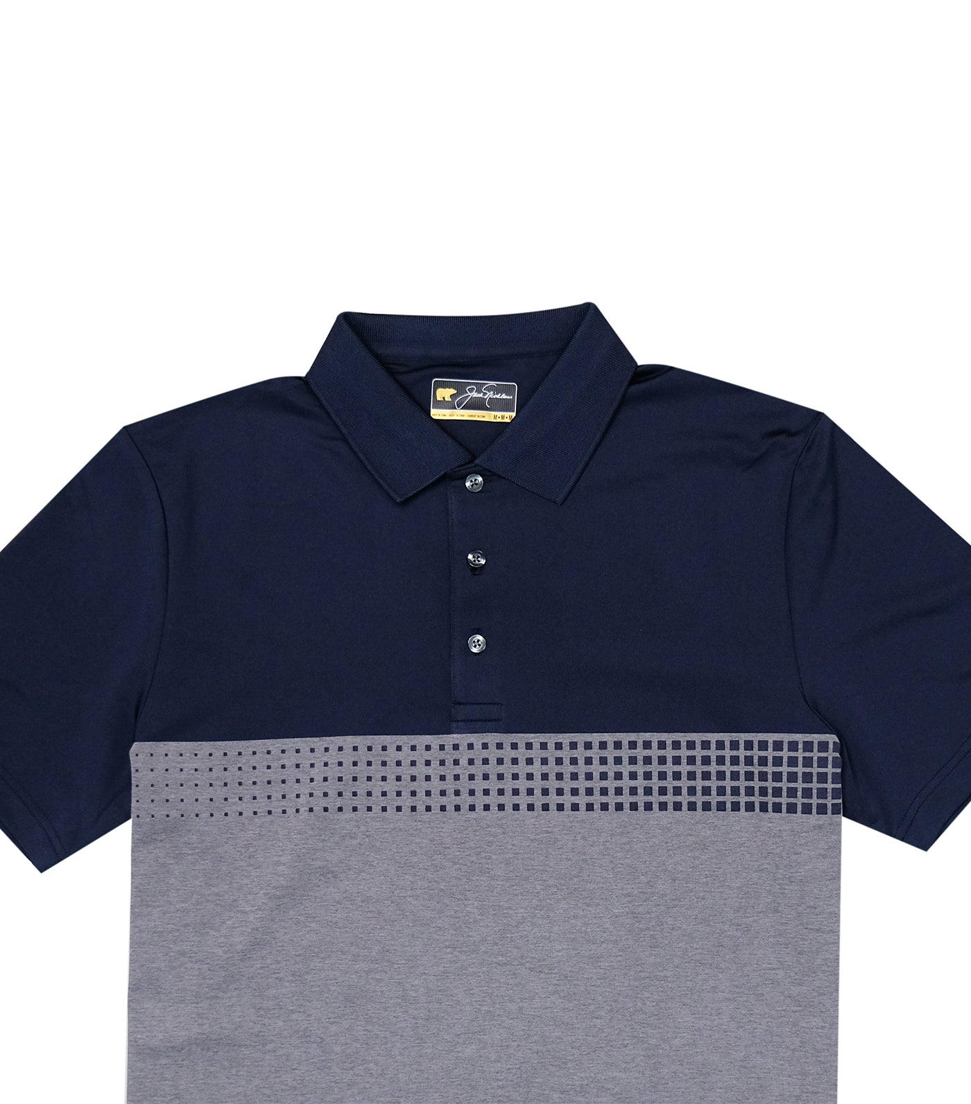 Ombre Chest Stripe Polo Classic Navy