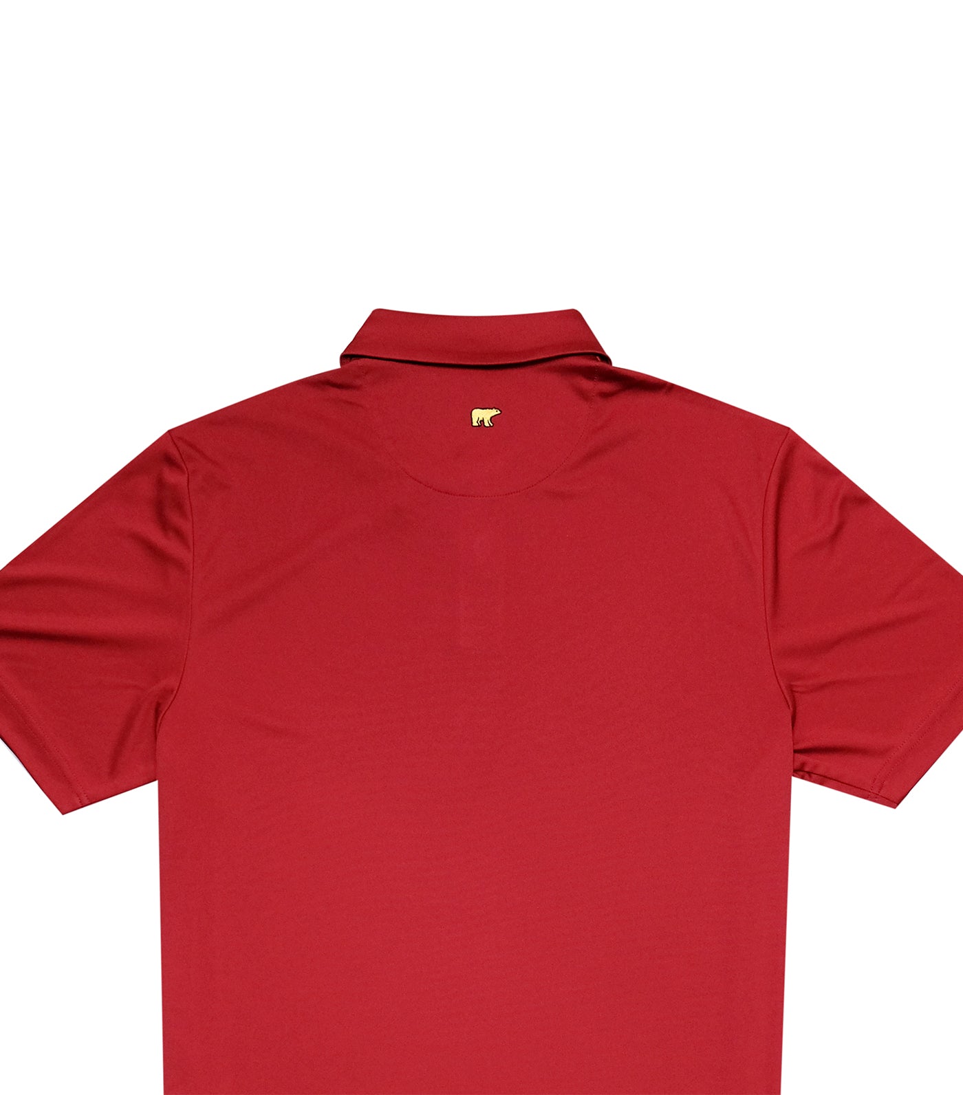 Engineered Tech Print Polo Red Root