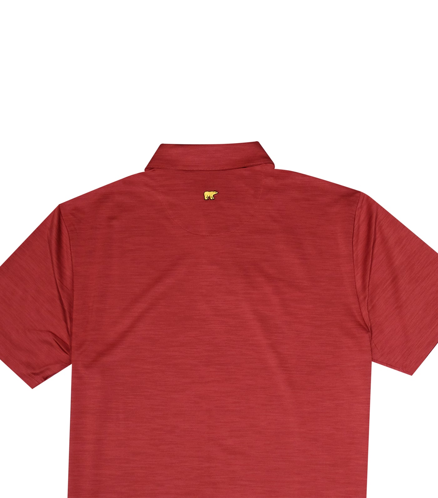 Tonal Two Color Solid Polo Red Root