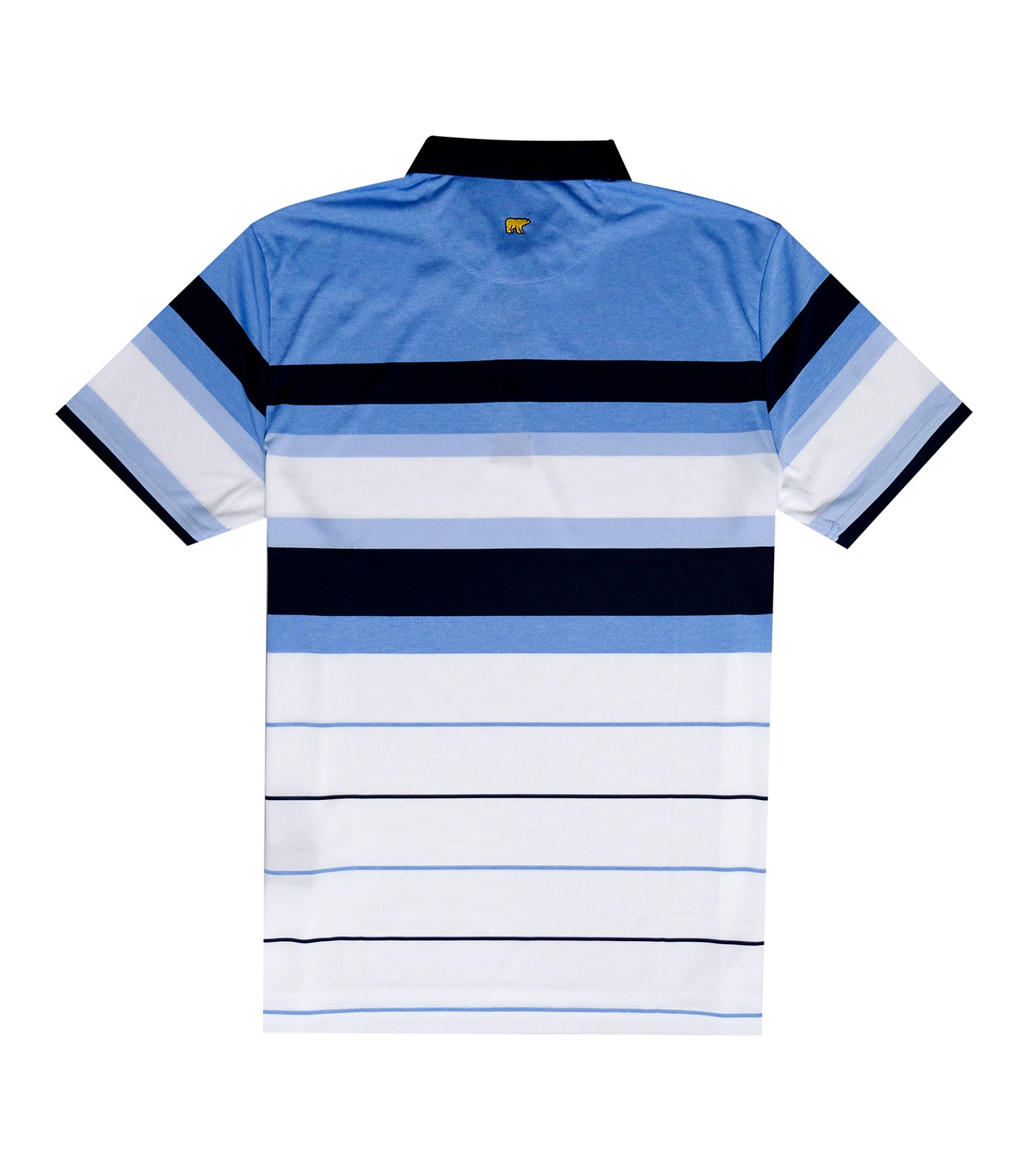 Bold Chest Stripe Polo Blue Robin