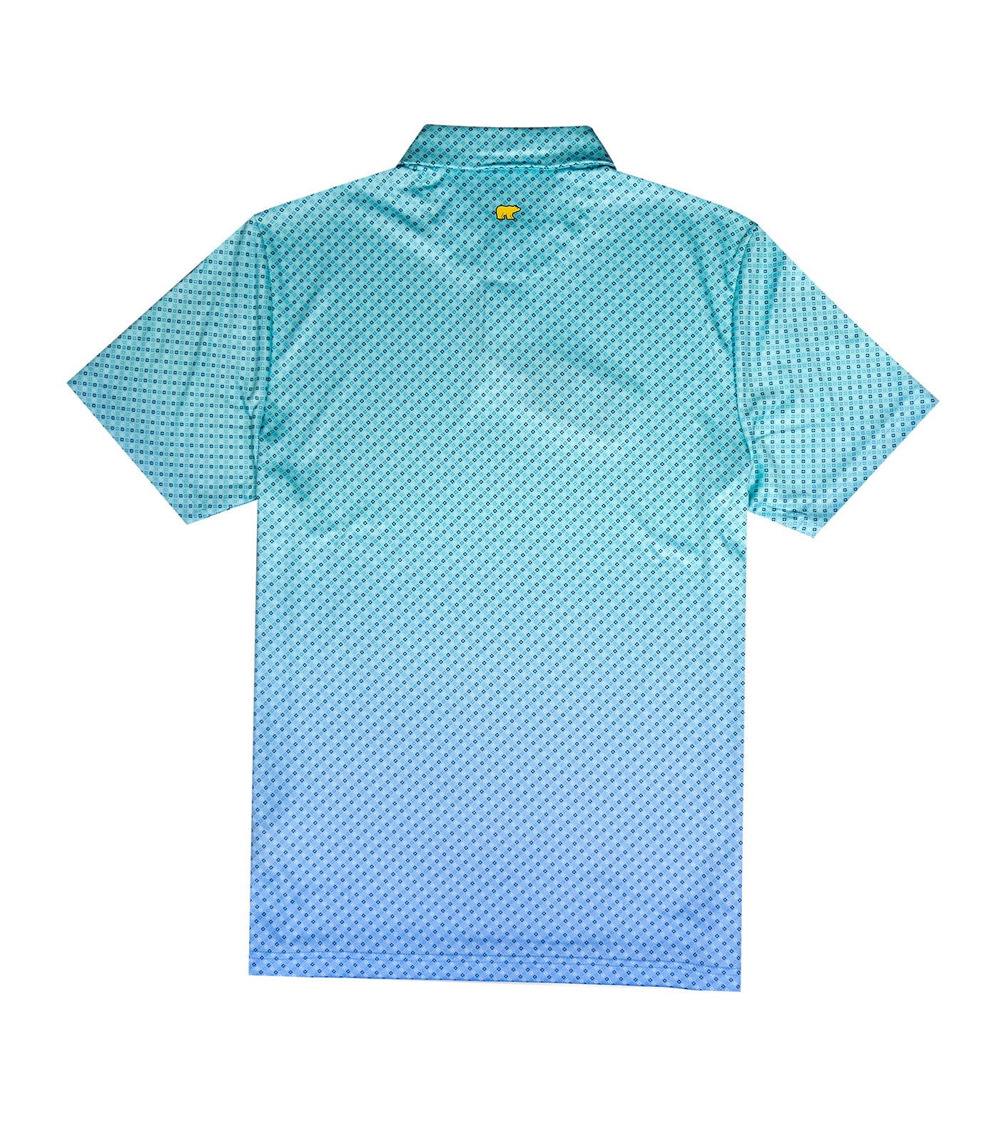 Ombre Mini Print Polo Sea Front