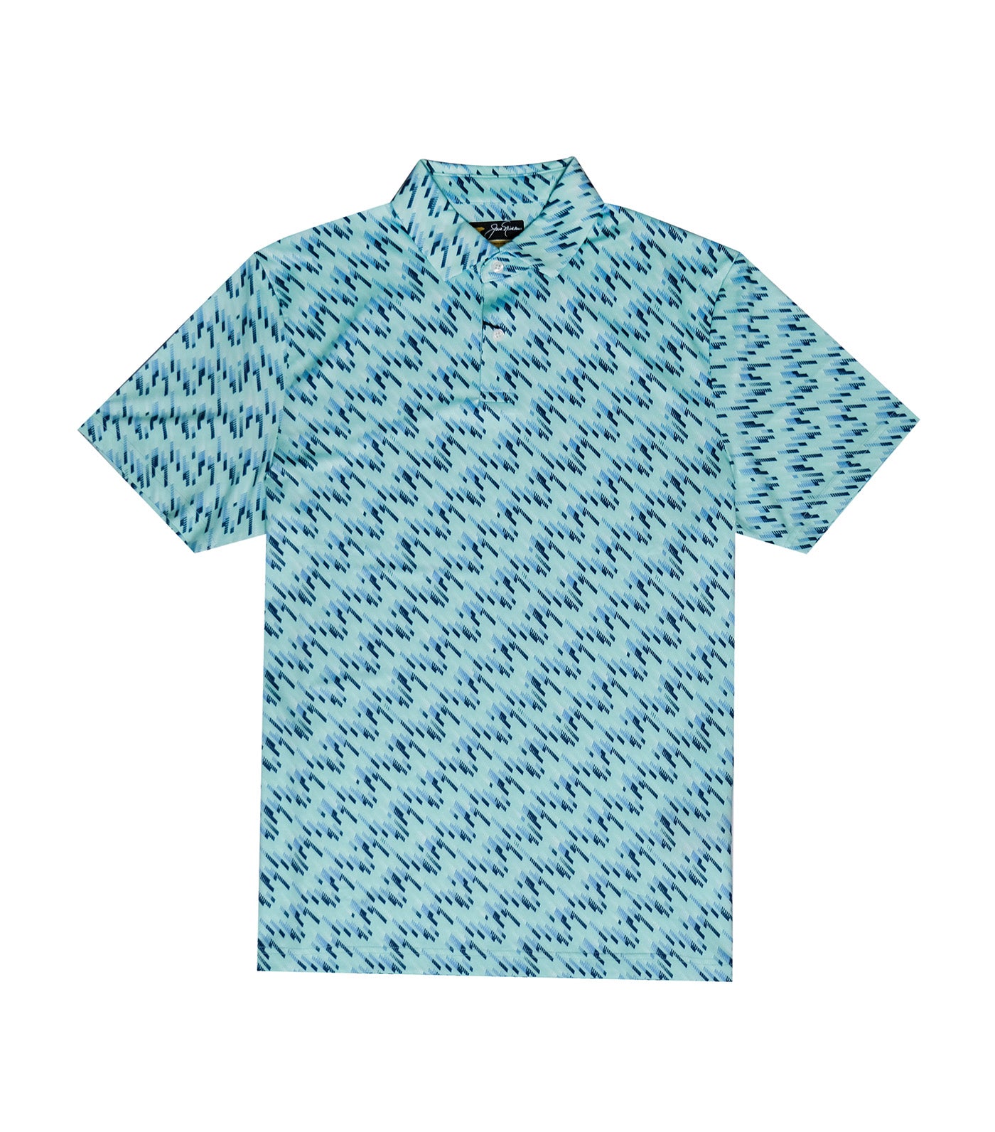 Storm Print Polo Sea Front