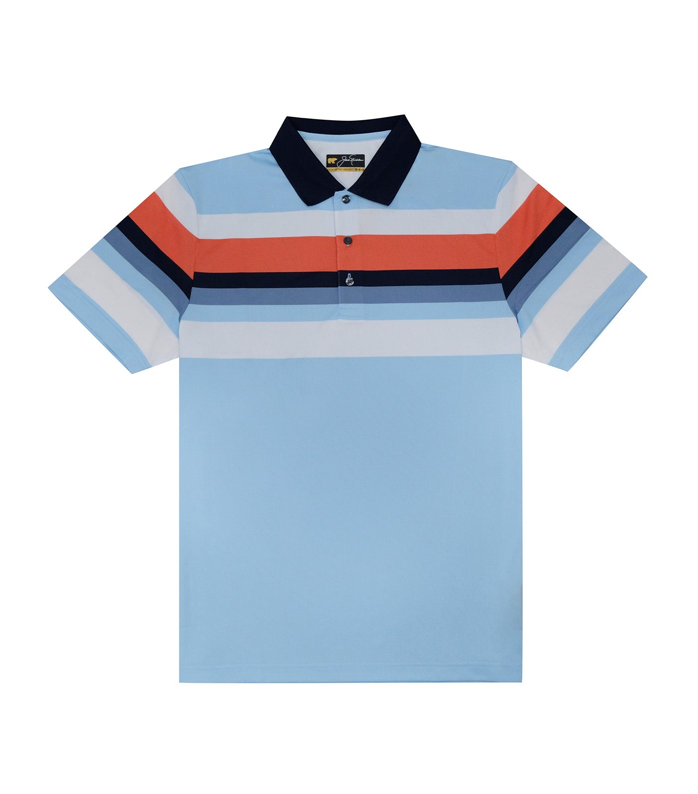 Engineered Chest Stripe Polo Blue Guard