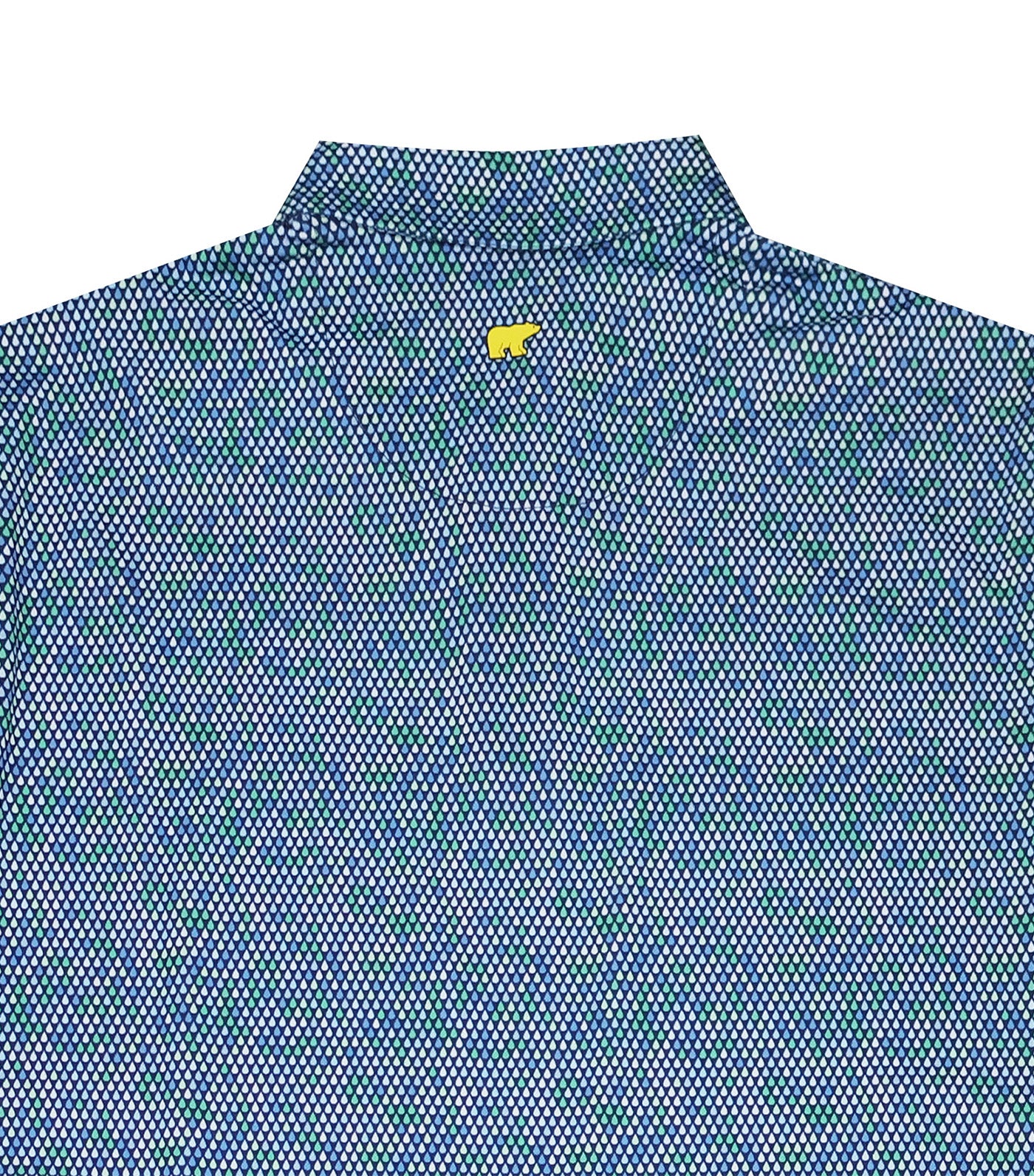 Tile Print Polo Classic Navy