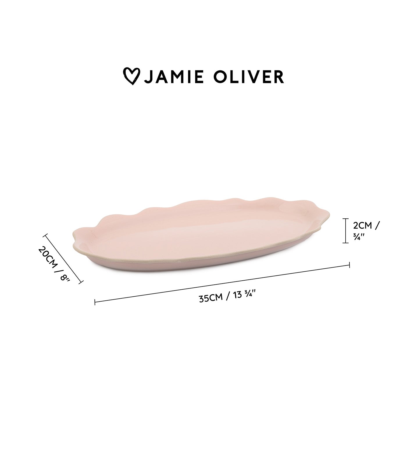 Big Love Pass-Me Platter Pink