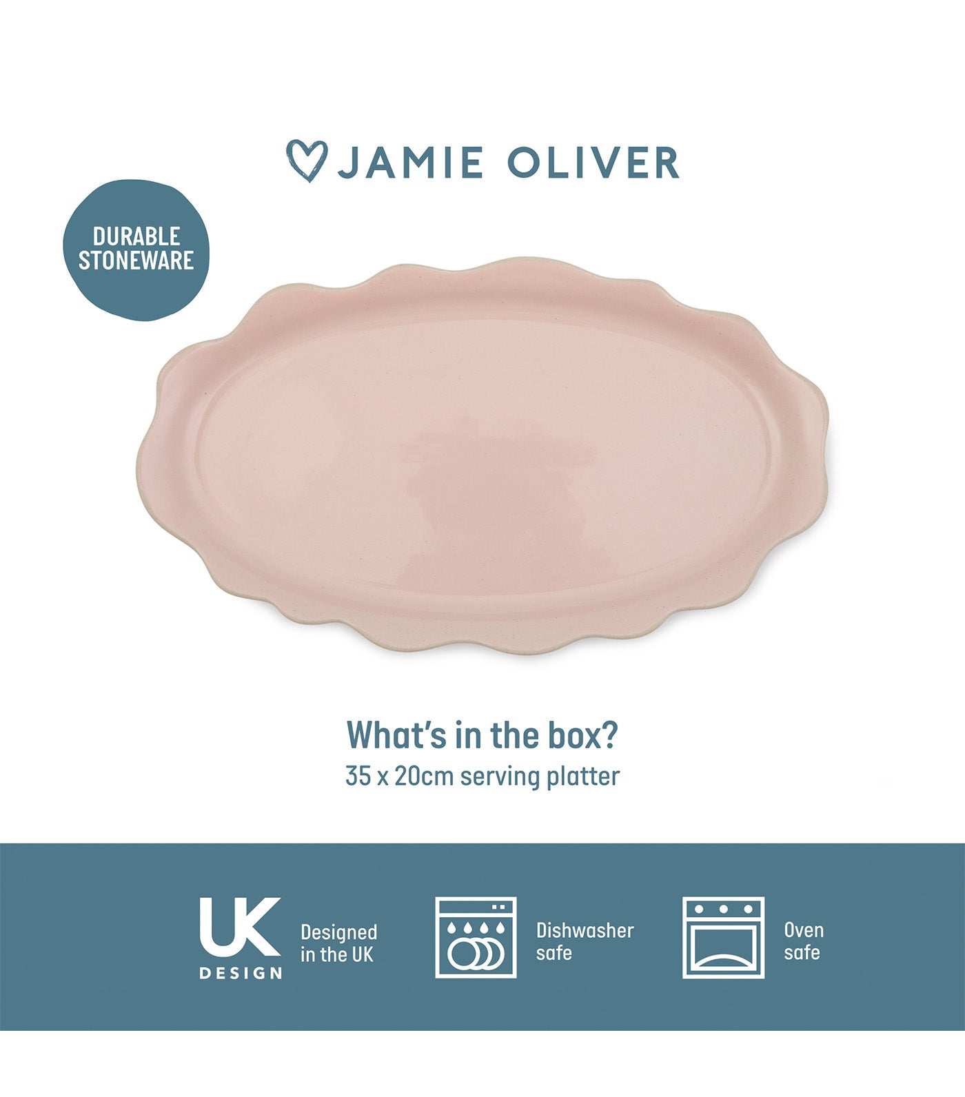 Big Love Pass-Me Platter Pink
