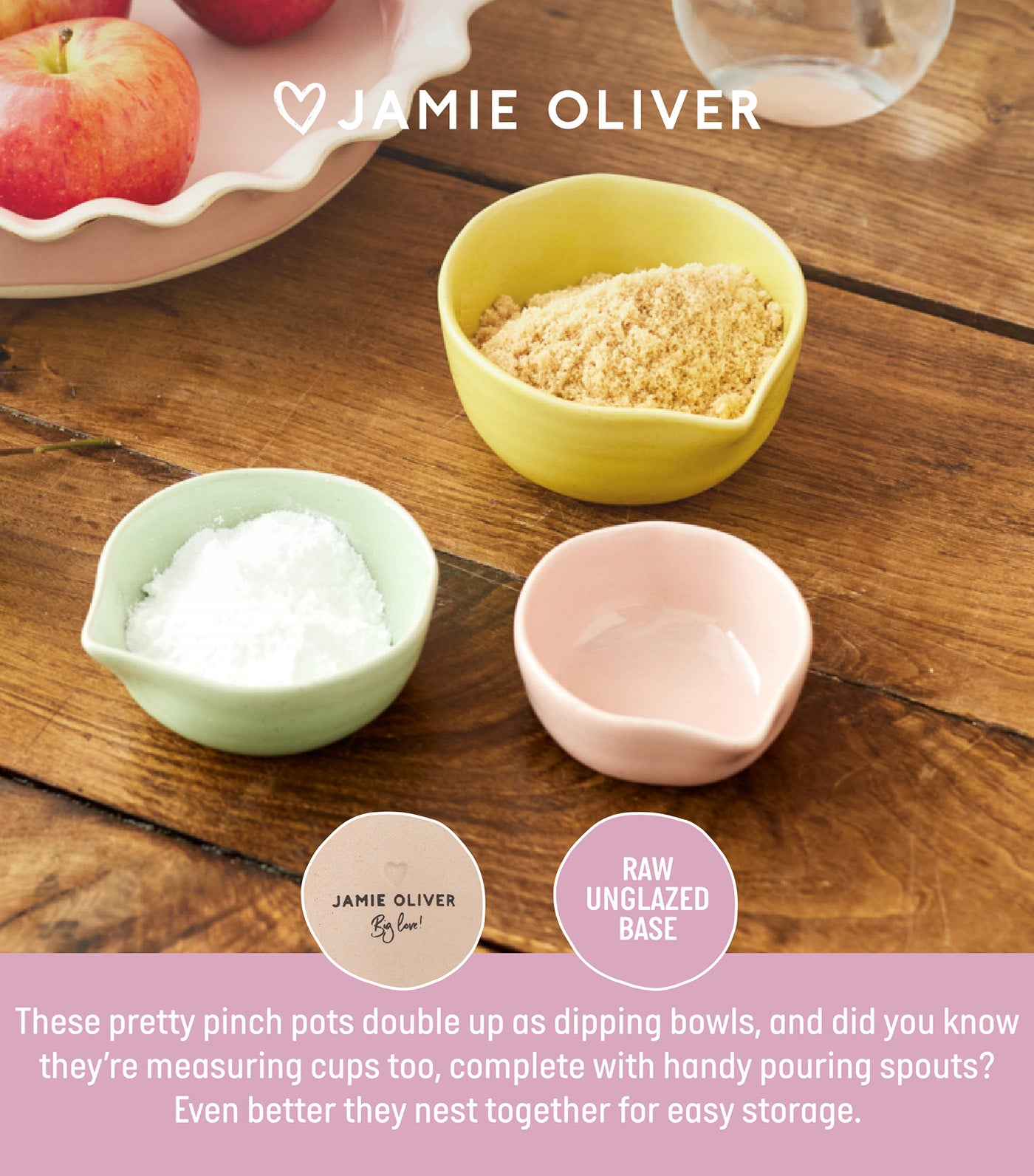 Pinch-Me Pots Set of 3