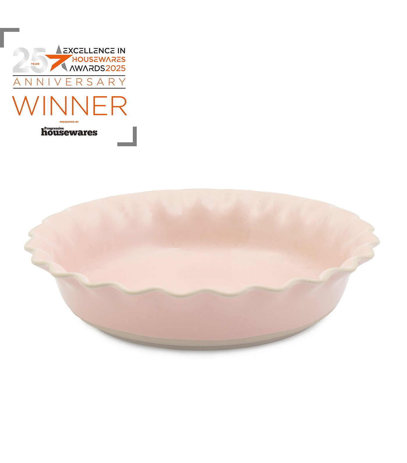 Big Love Proper Pie Dish Pink