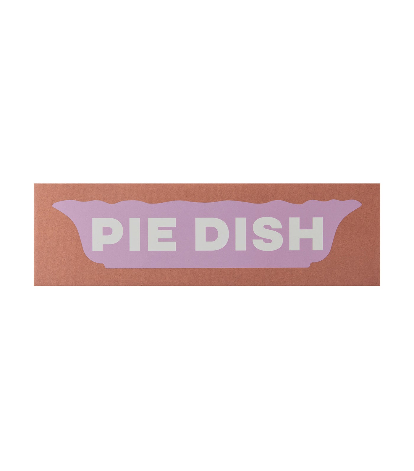 Big Love Proper Pie Dish Pink