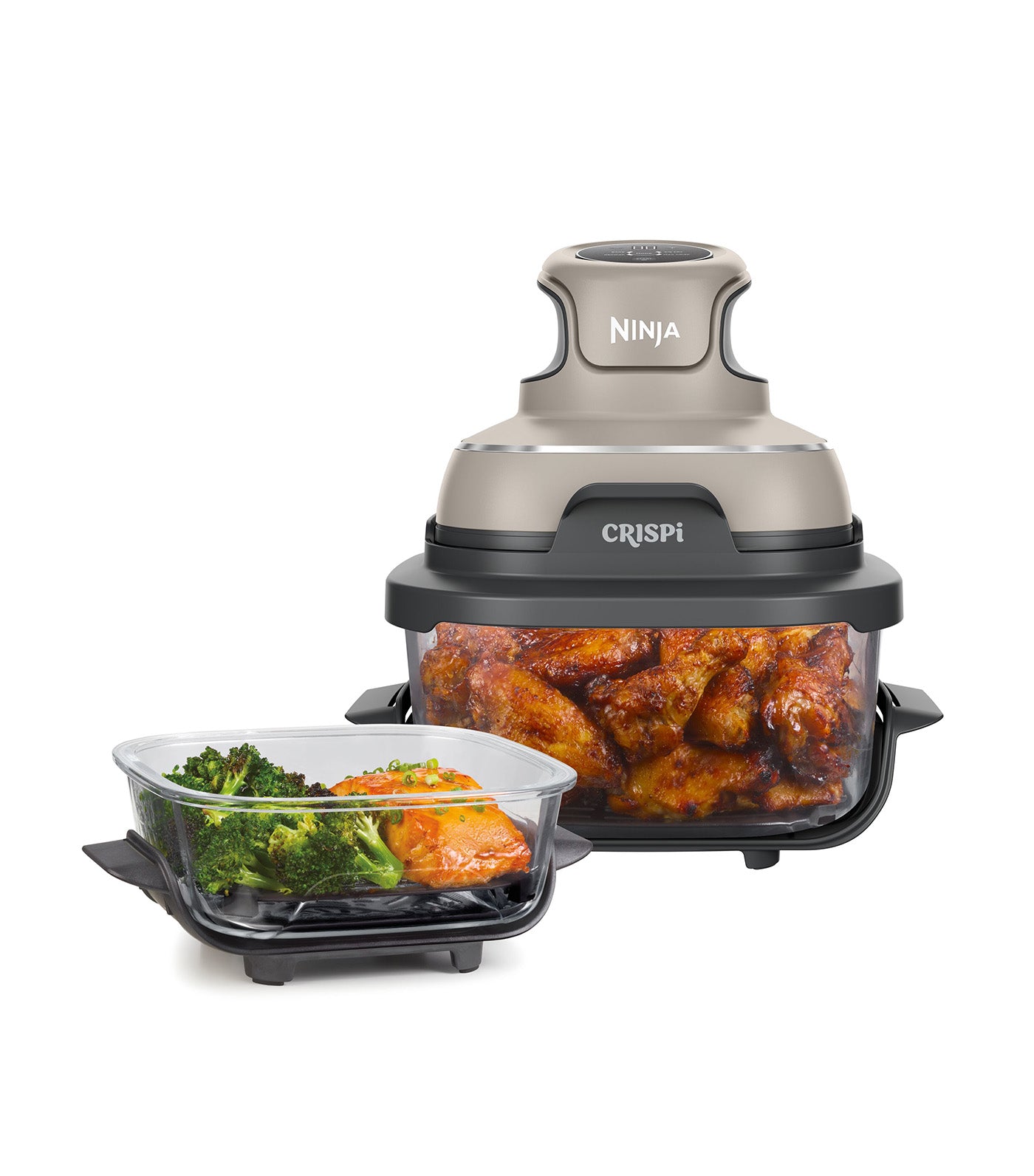 Crispi® 4-in-1 Portable Glass Air Fryer
