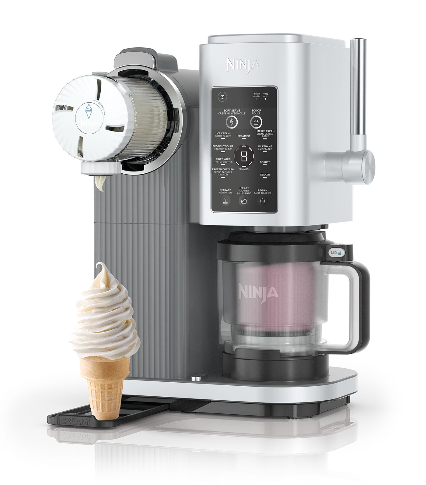 CREAMi® Scoop and Swirl Soft Serve Ice Cream Machine