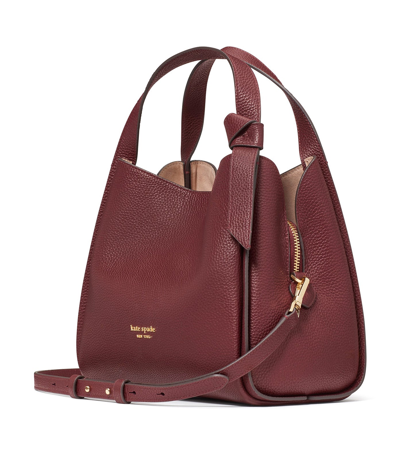 Knott Medium Crossbody Tote Cordovan