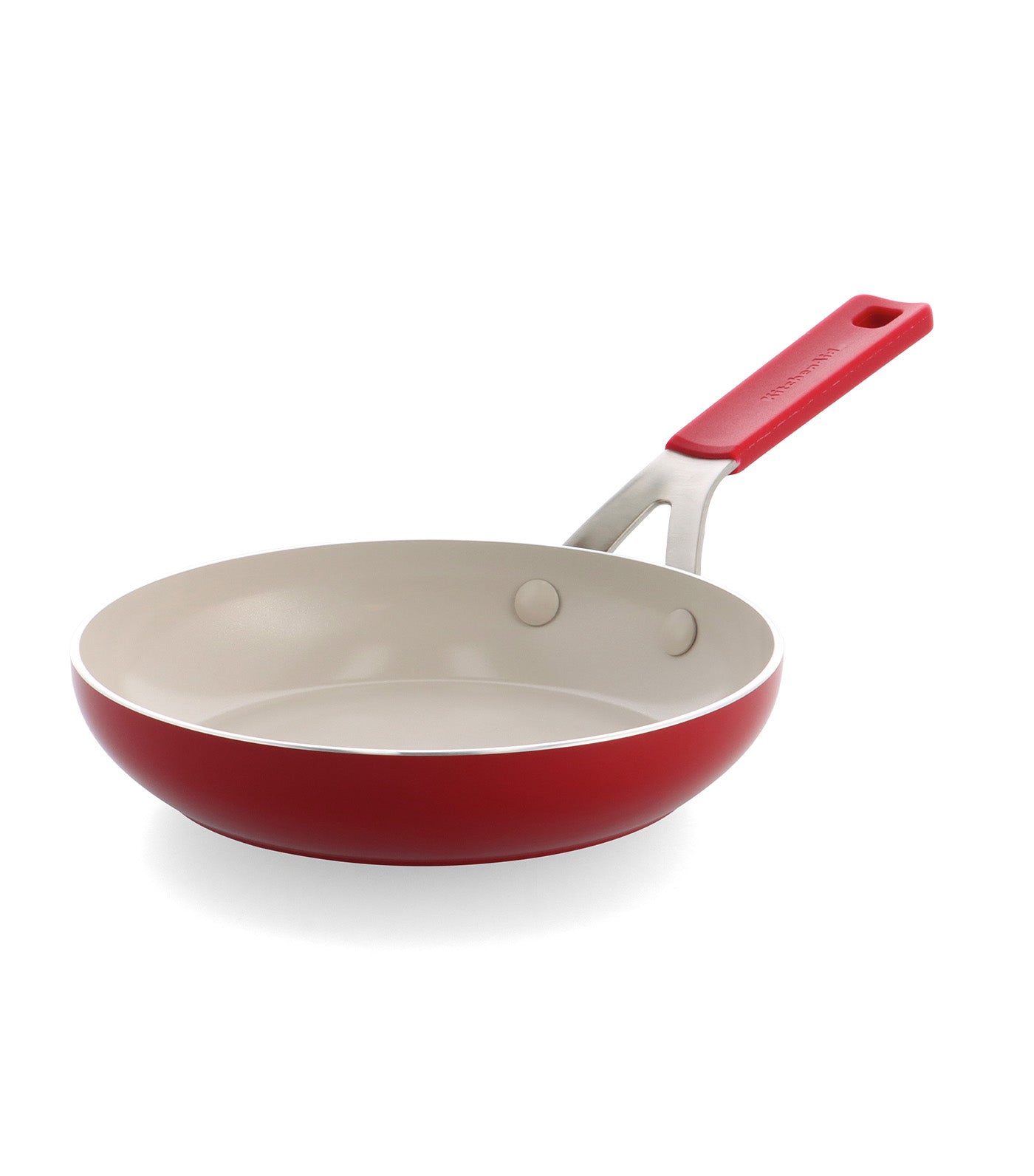 Colored Aluminum Open Frypan Empire Red