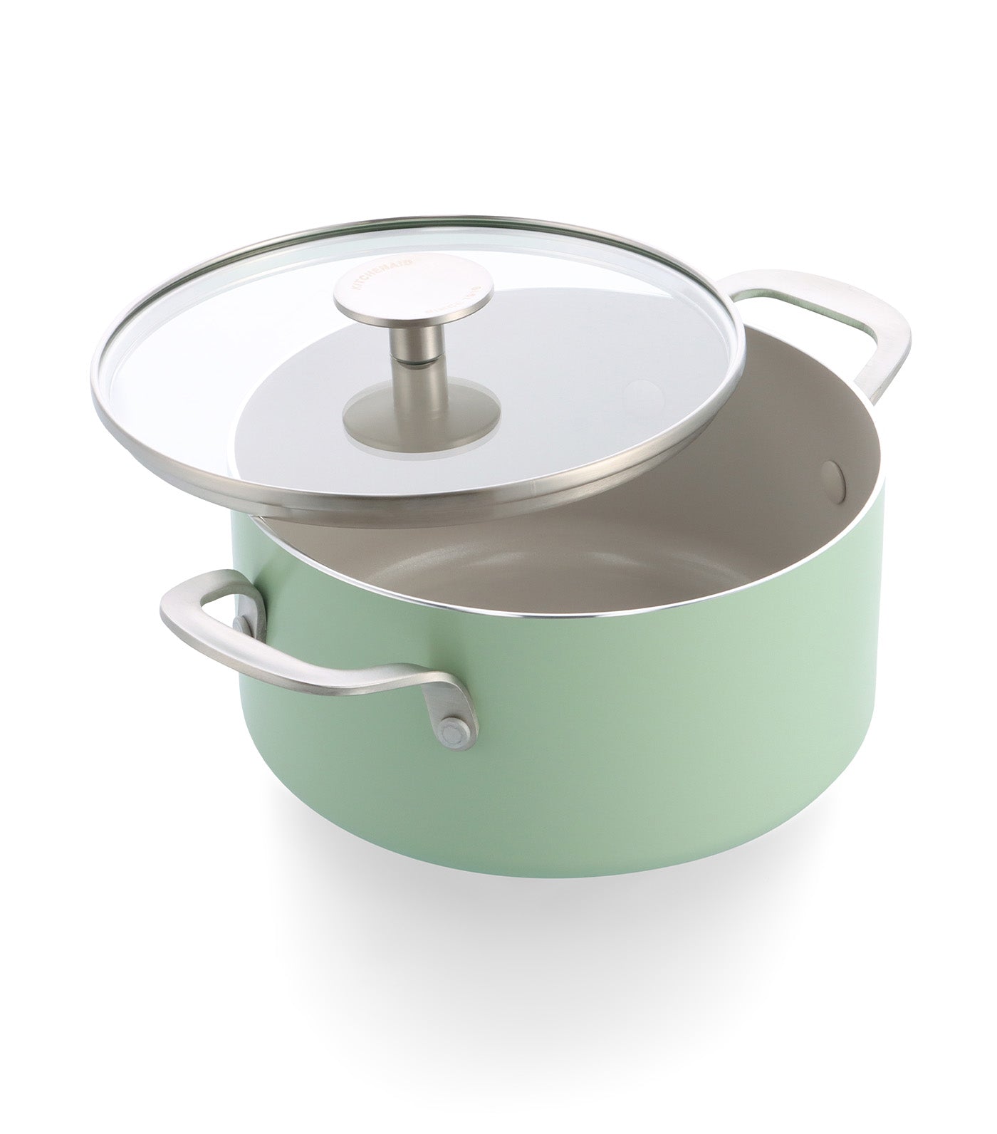 Colored Aluminum CVD Casserole Pistachio 24 cm