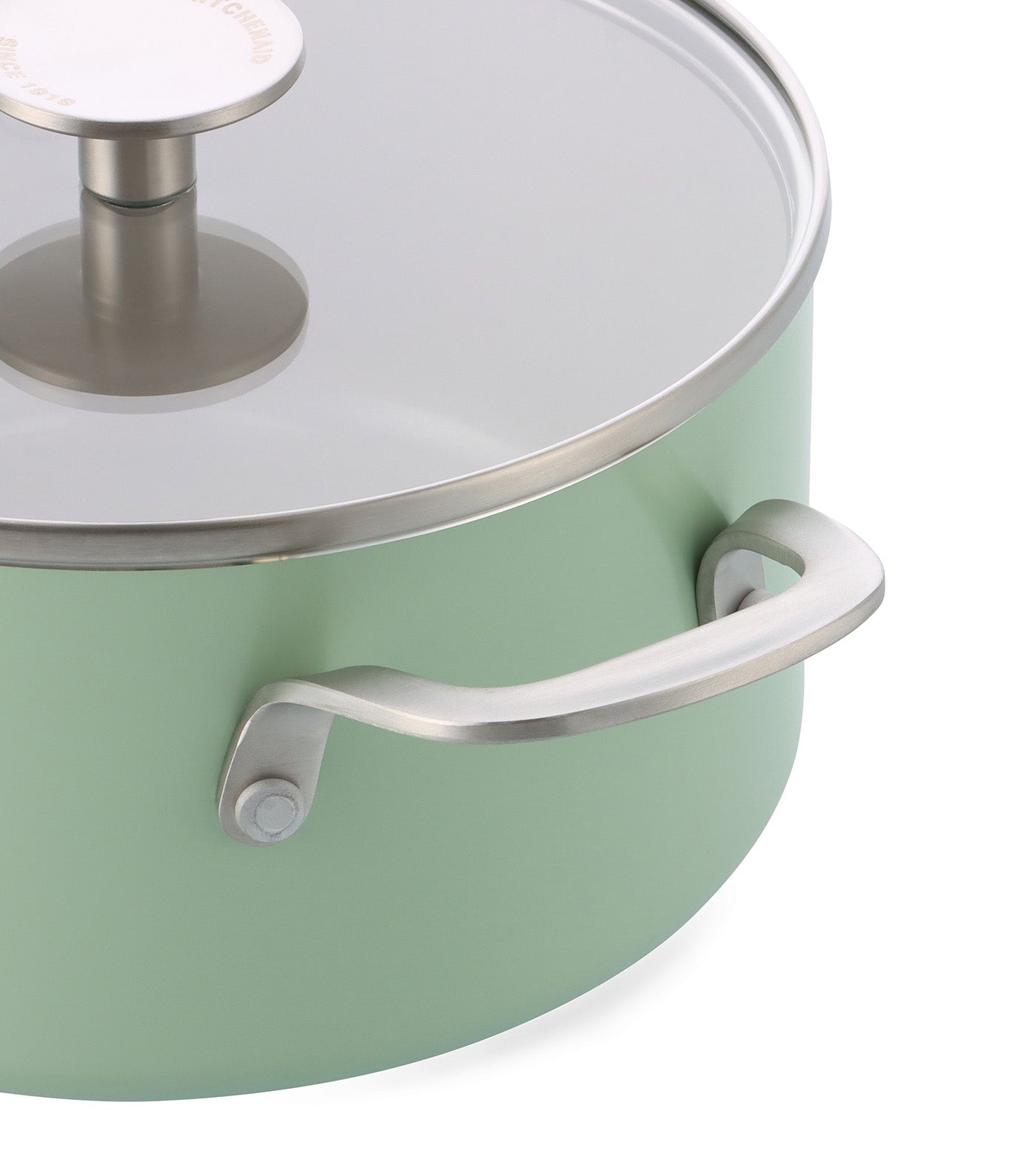 Colored Aluminum CVD Casserole Pistachio 24 cm