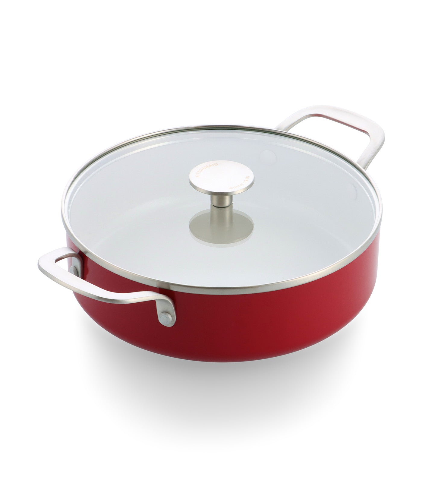 Colored Aluminum CVD Skillet Empire Red 28 cm
