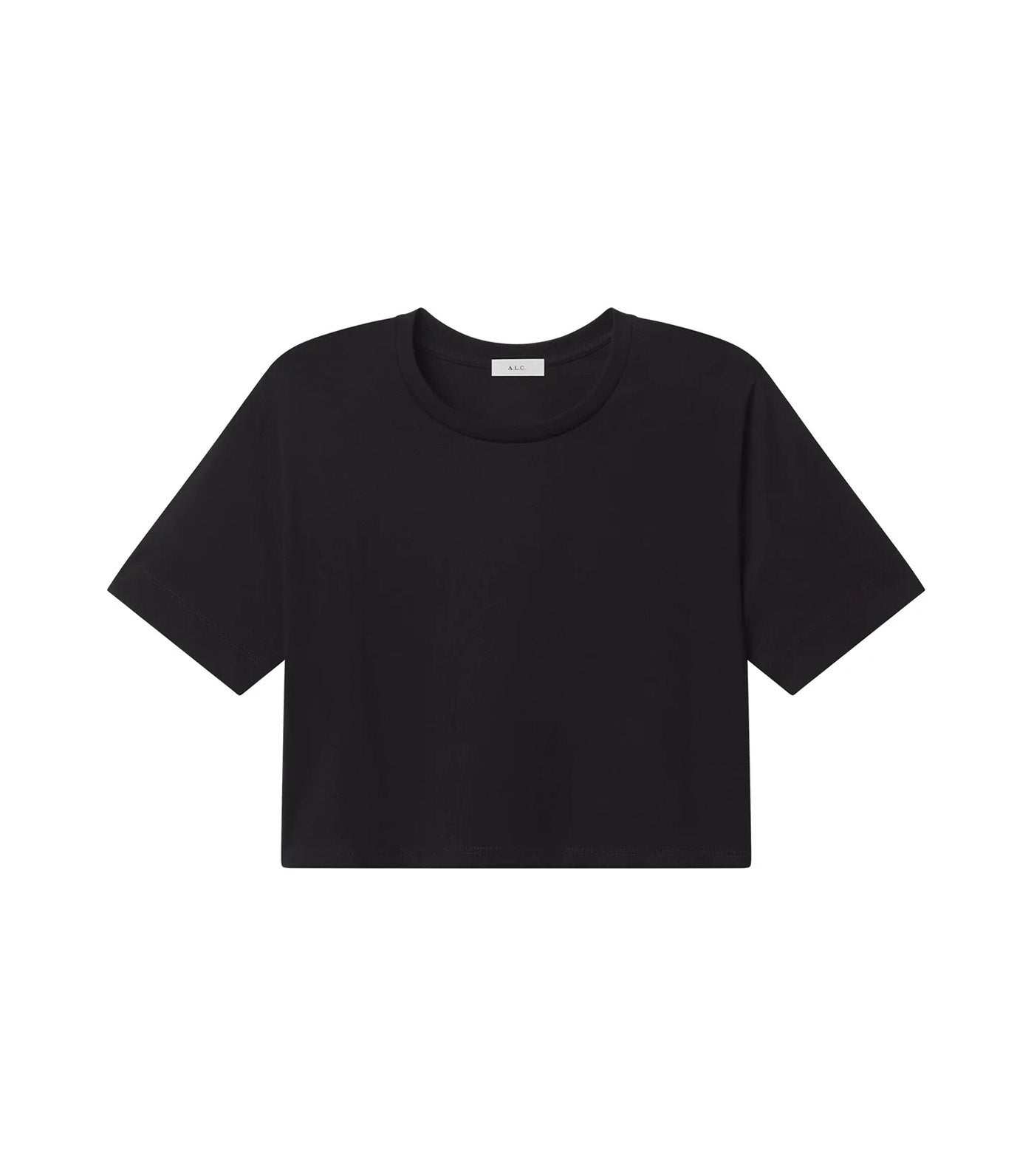 Kali Relaxed Crop Tee Black