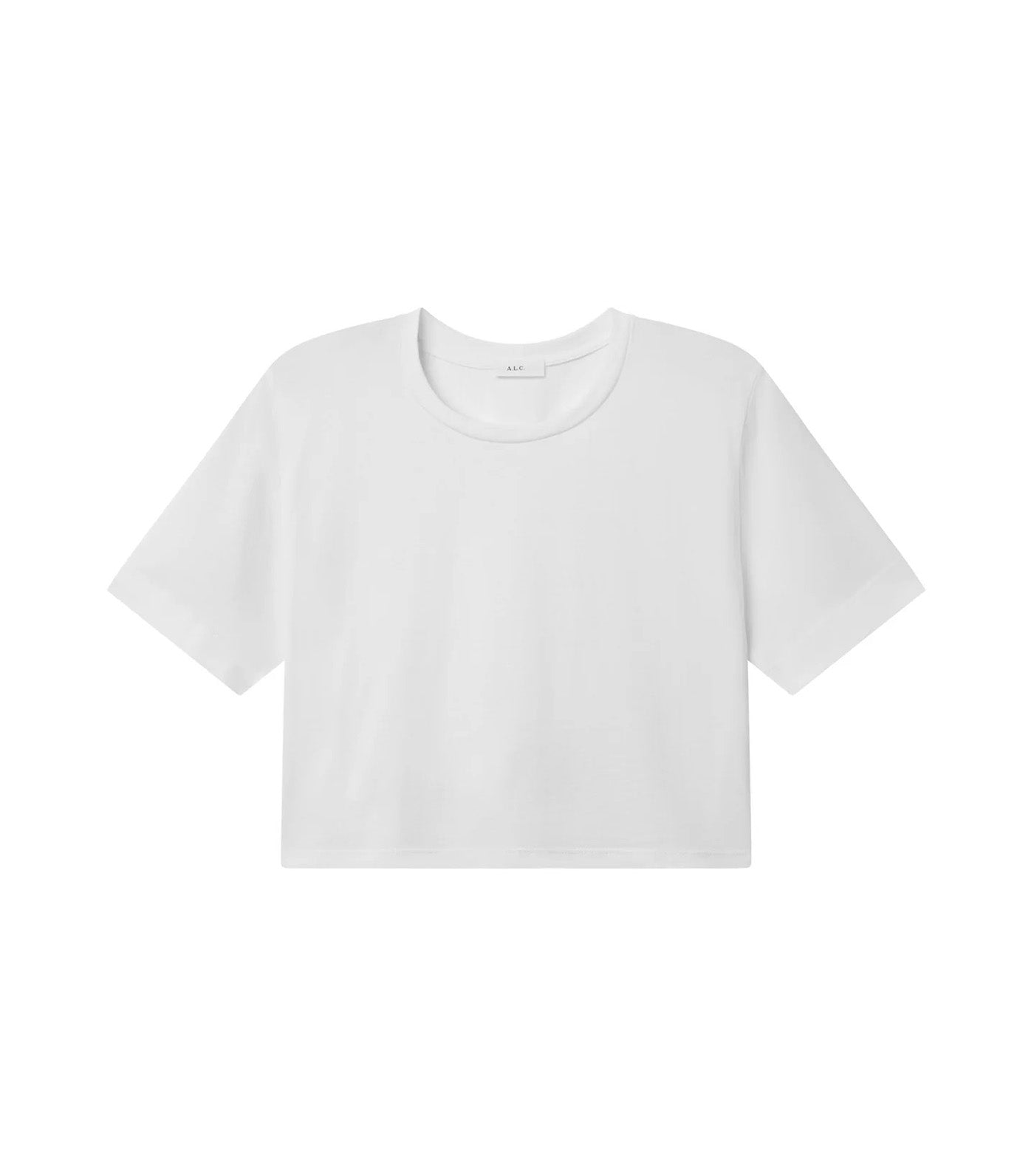 Kali Relaxed Crop Tee White