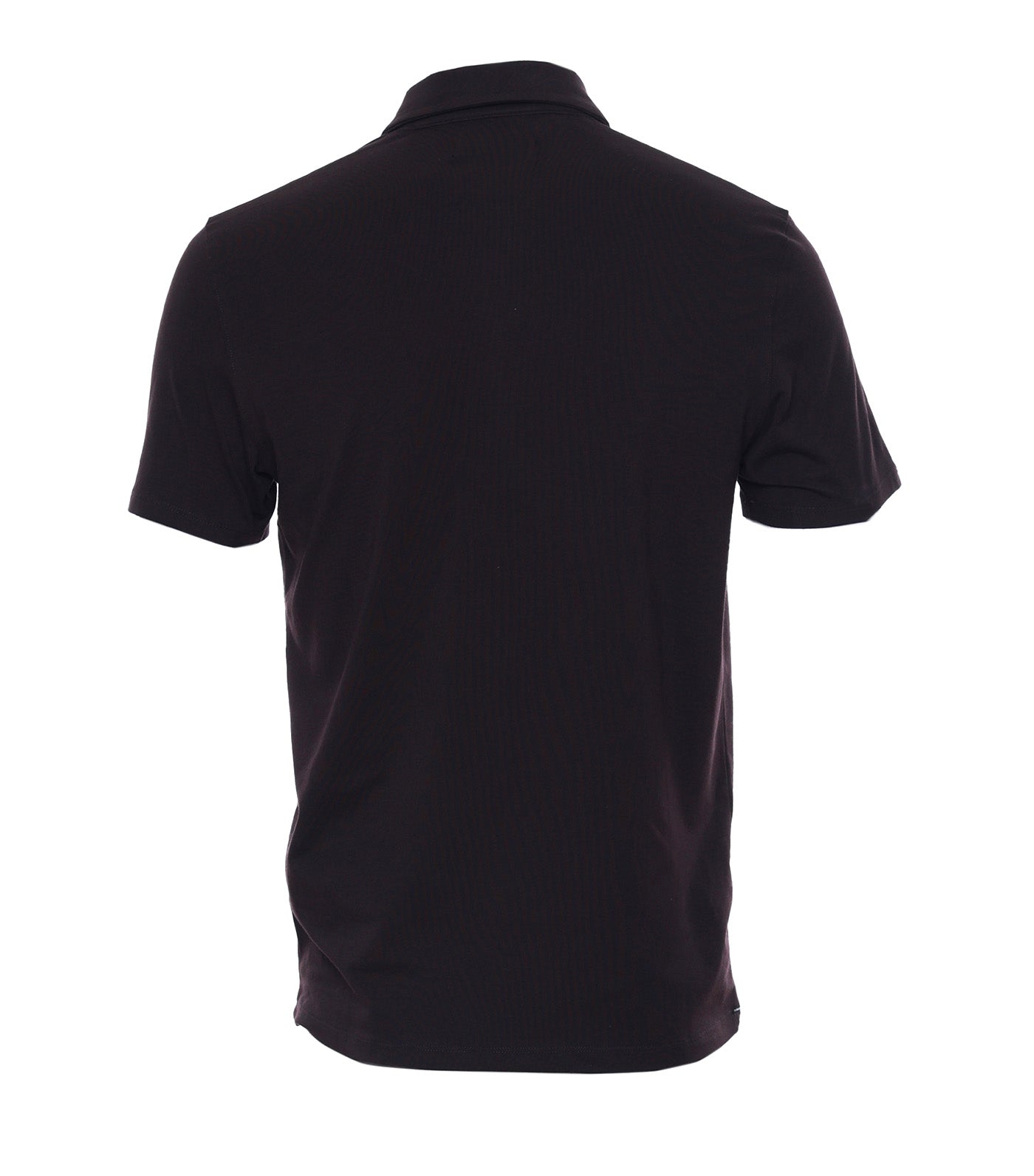 Button Polo Dark Brown