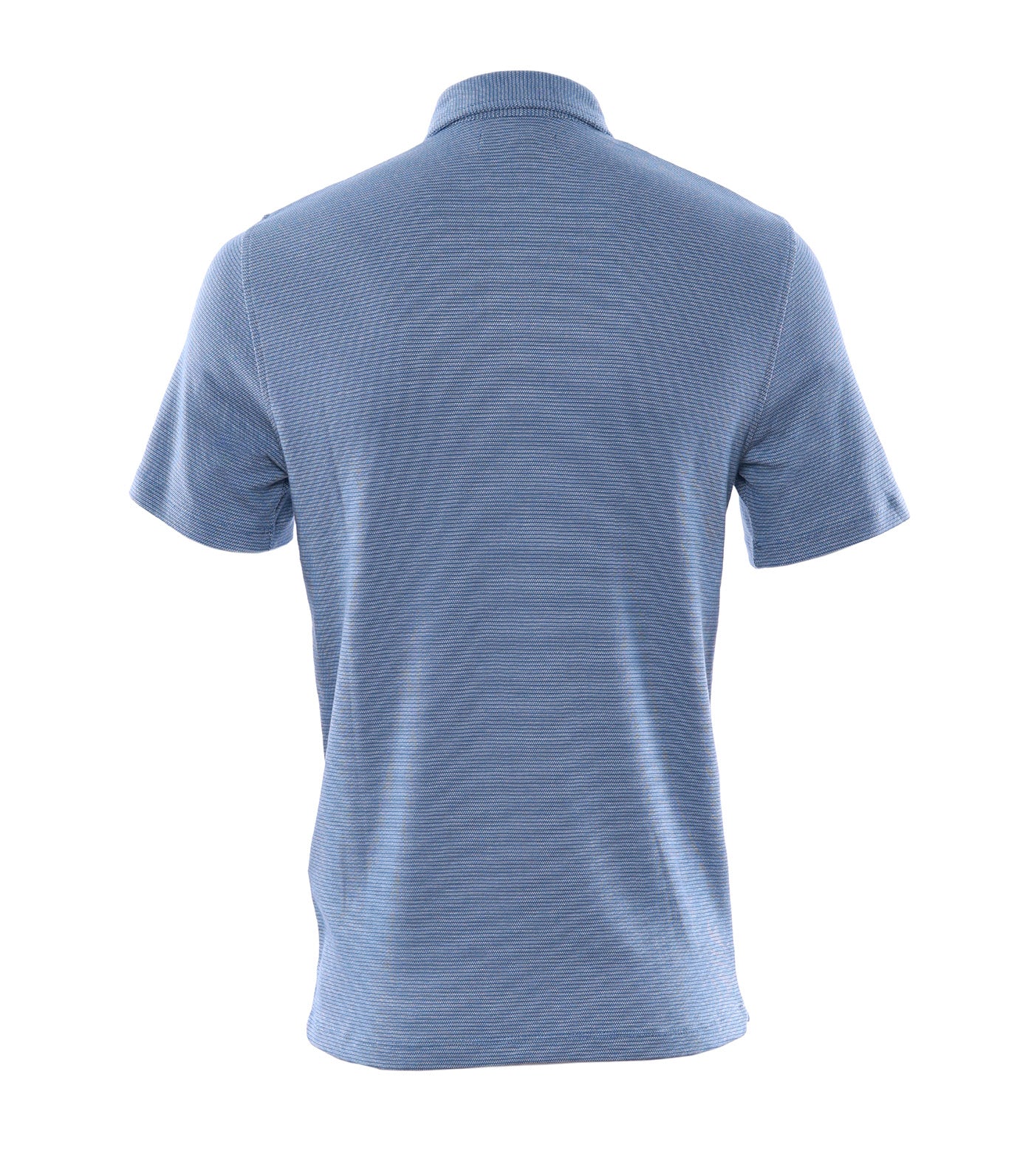 Button Polo Two-Toned Knit