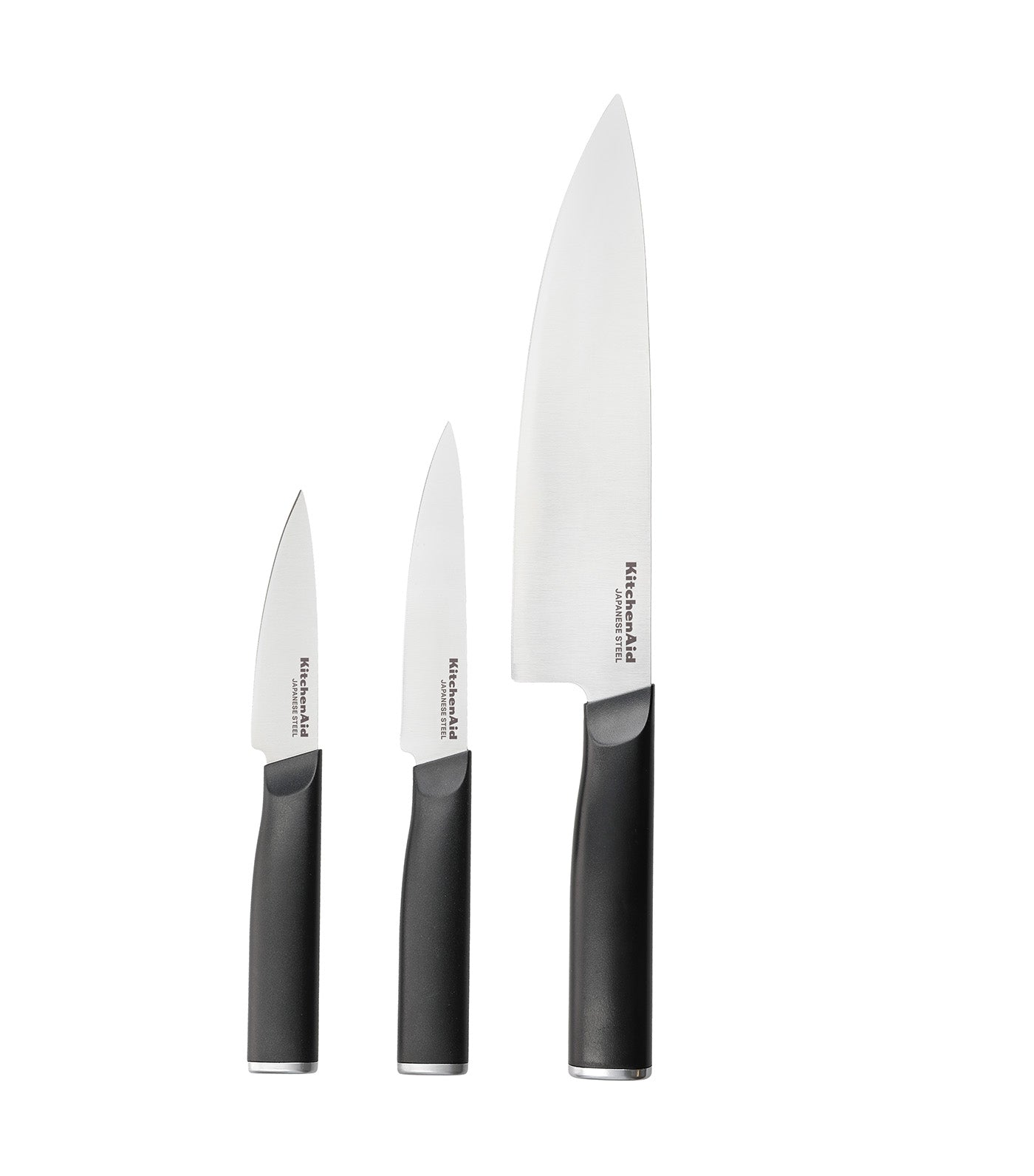 3-Piece Chef Knife Set Black