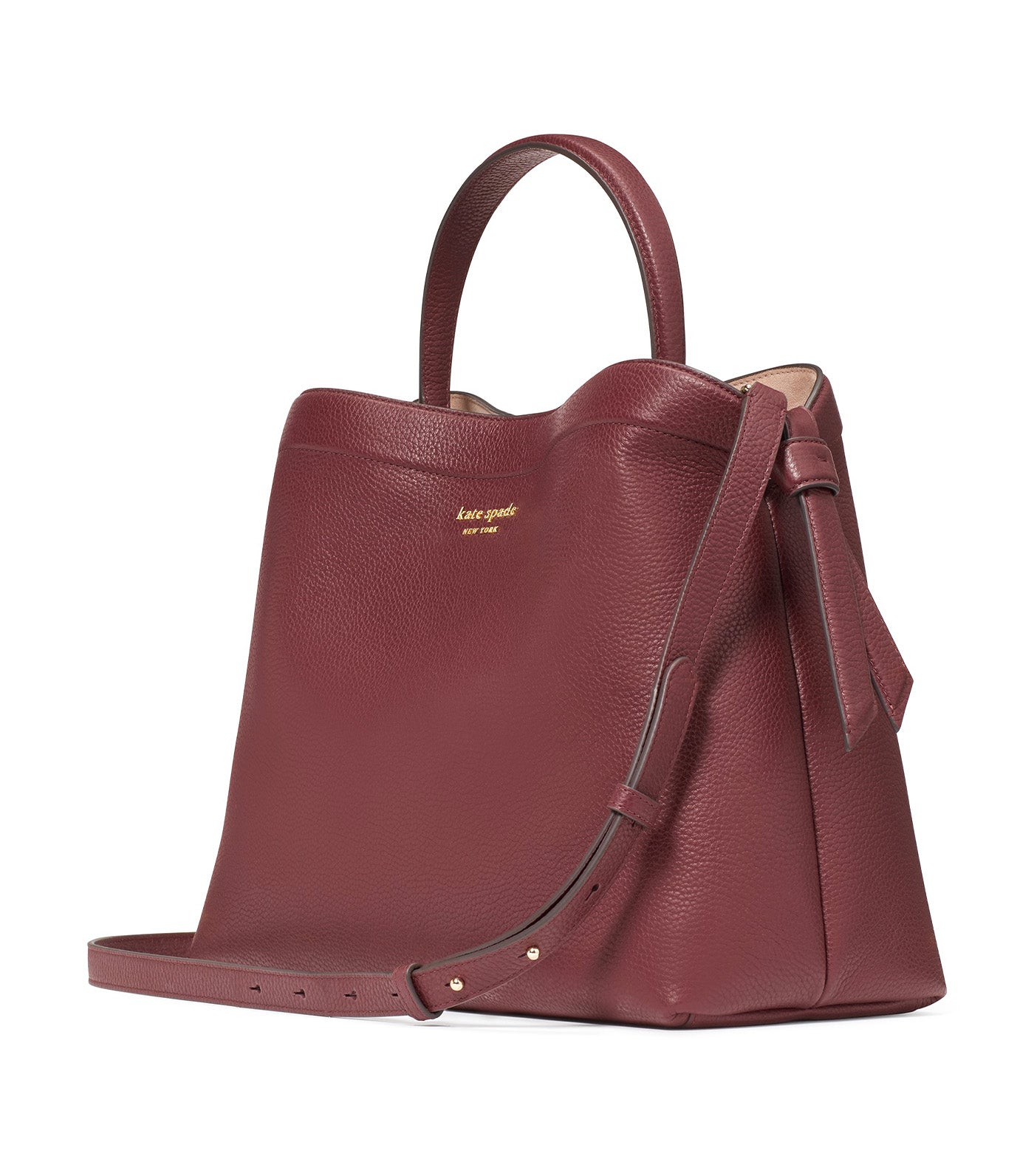 Knott Large Top-Handle Bag Cordovan