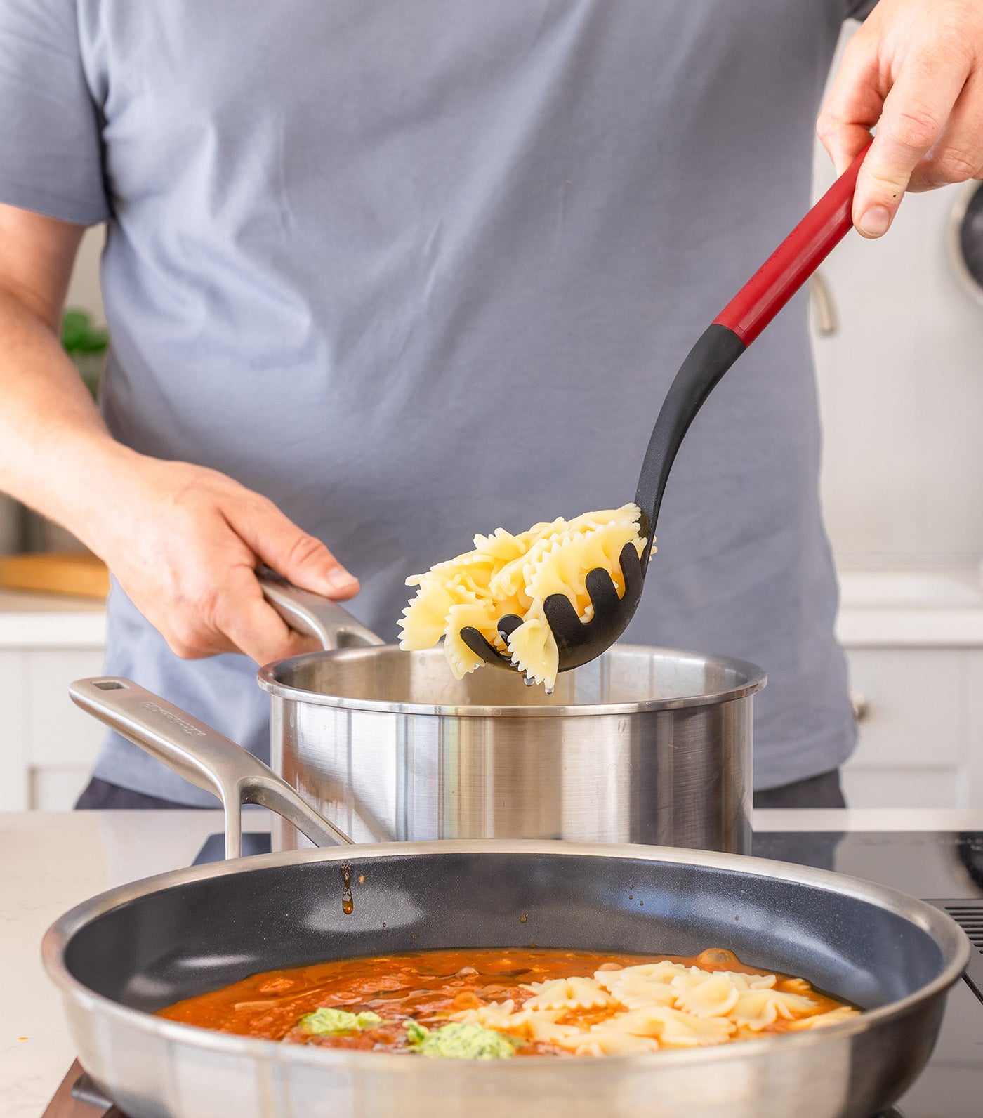 Coreline Pasta Spoon Empire Red