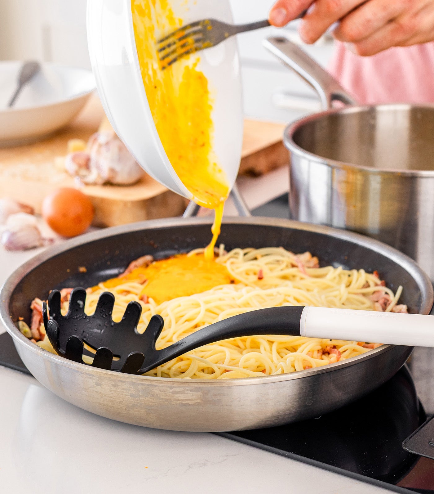 Coreline Pasta Spoon Porcelain