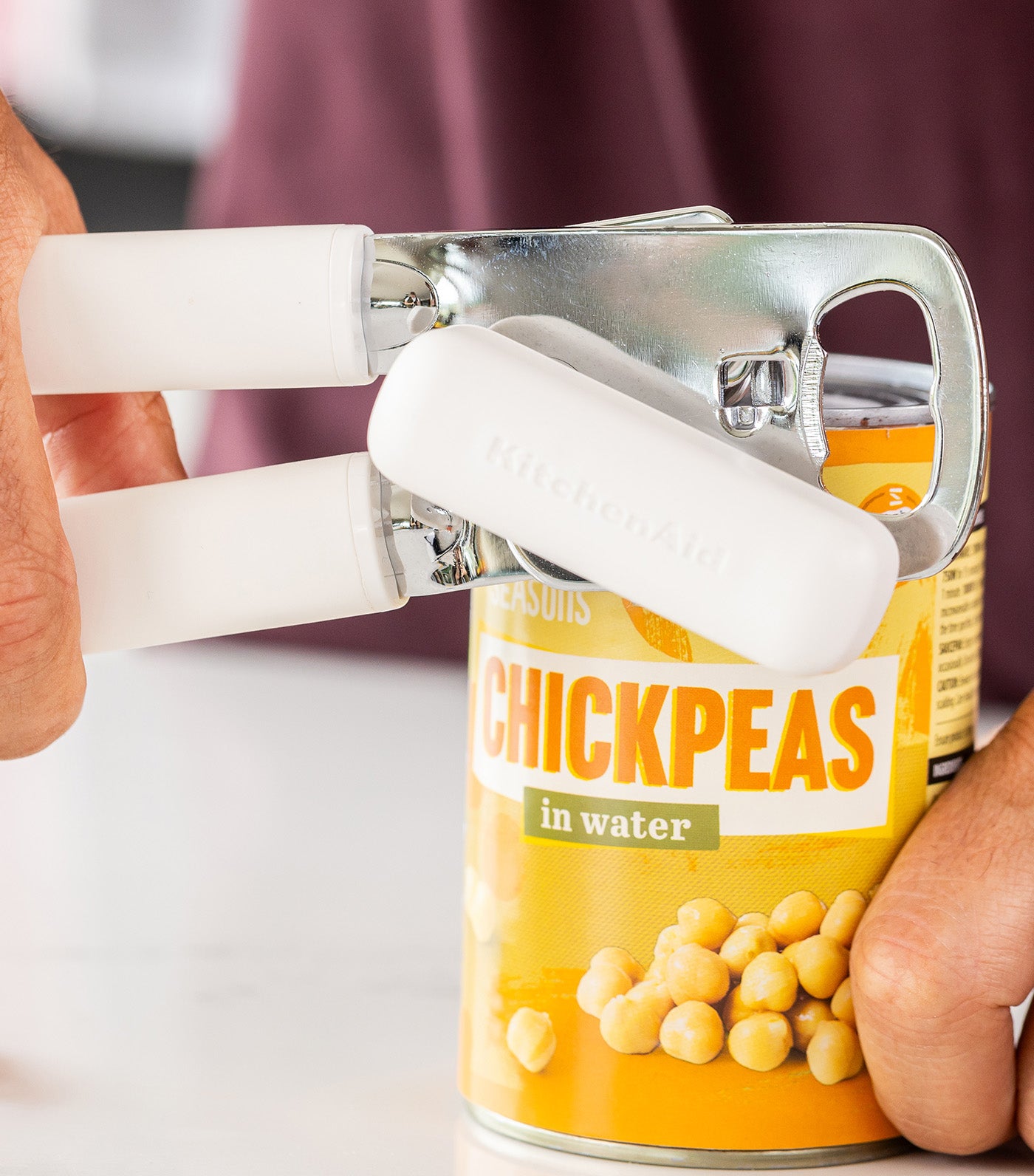 Coreline Can Opener with Bottle Opener Porcelain