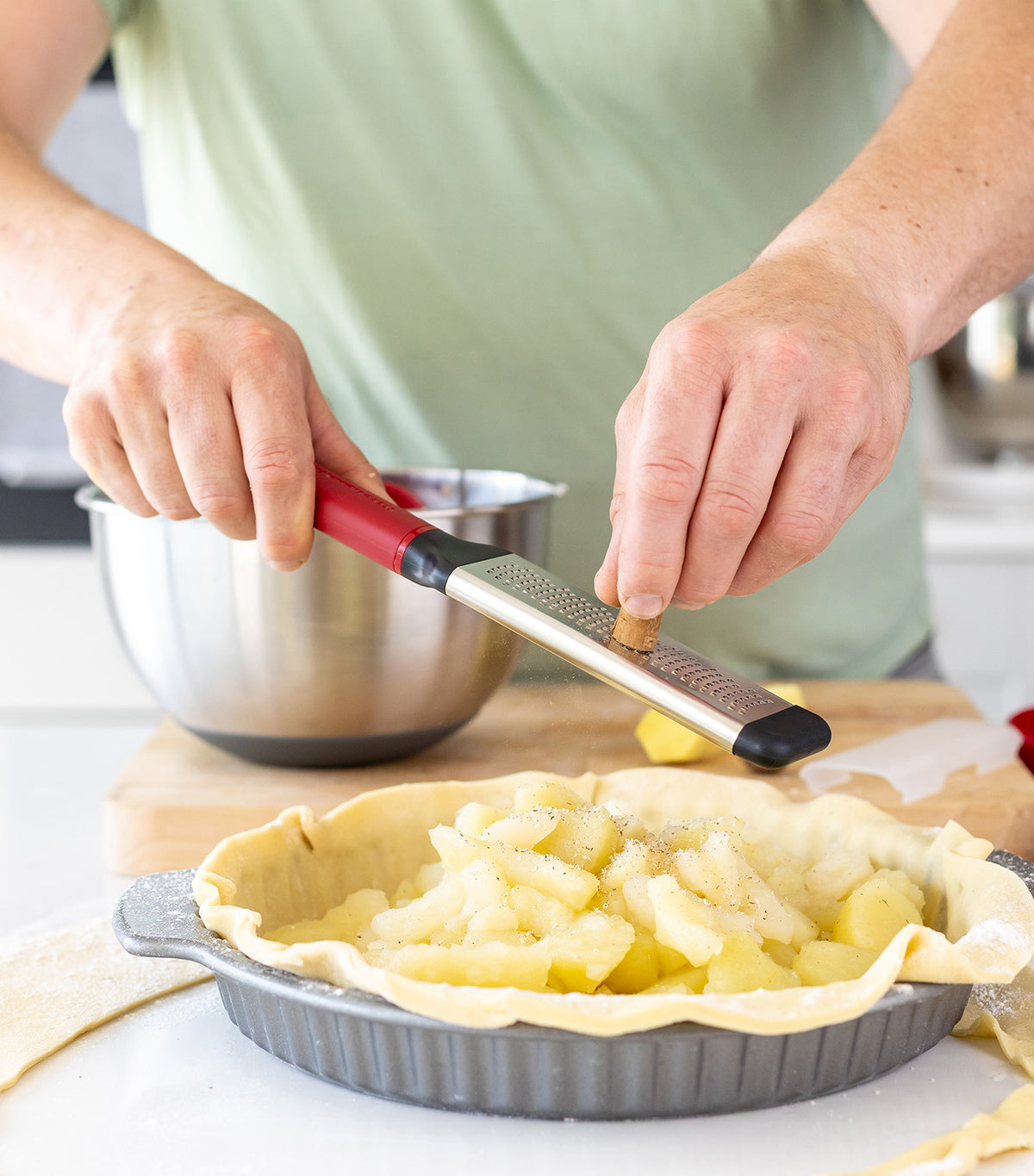 Coreline Fine Etched Grater Empire Red