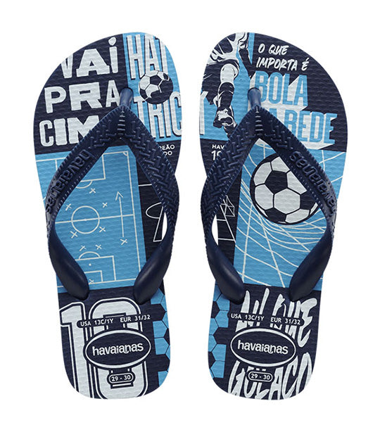 Kids Athletic Flip Flops Navy Navy